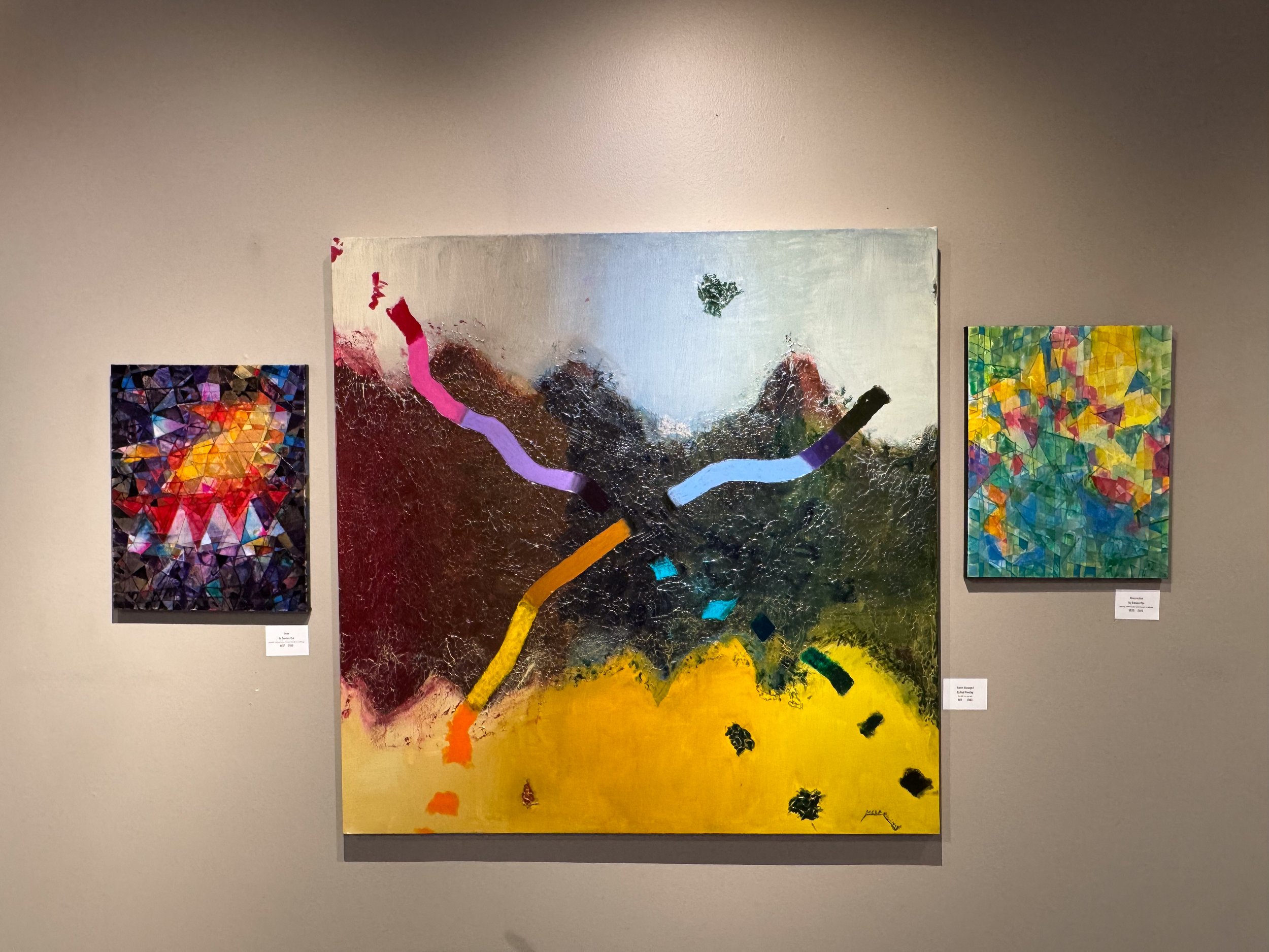 2026 Sunderland Art Gallery at the Cathedral Cultural Center, Omaha, Nebraska, USA, Abstract Art Exhibition, Artists: Eric Biehl, Brandon Rial & Neal Hoesing