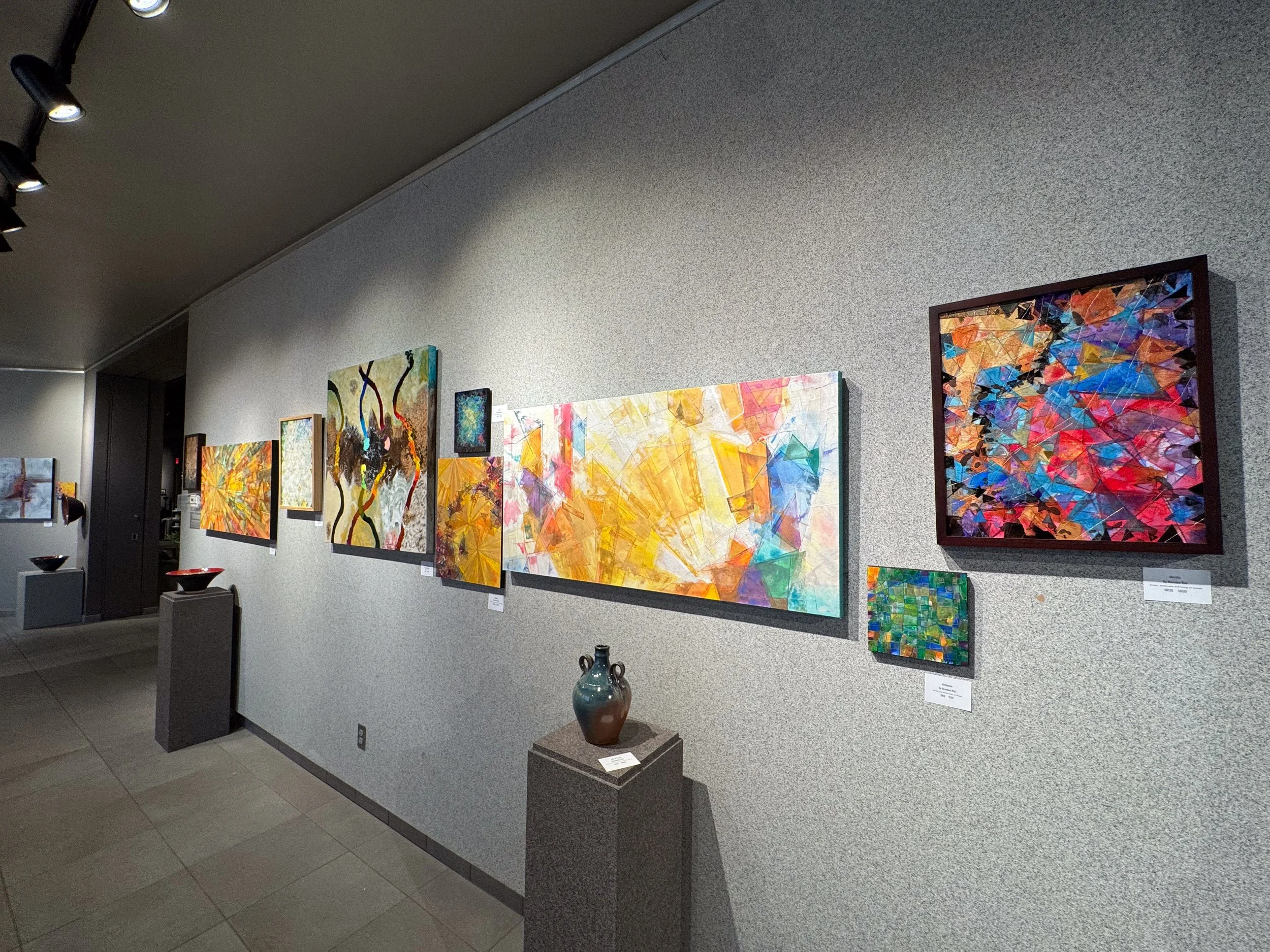 2026 Sunderland Art Gallery at the Cathedral Cultural Center, Omaha, Nebraska, USA, Abstract Art Exhibition, Artists: Eric Biehl, Brandon Rial & Neal Hoesing
