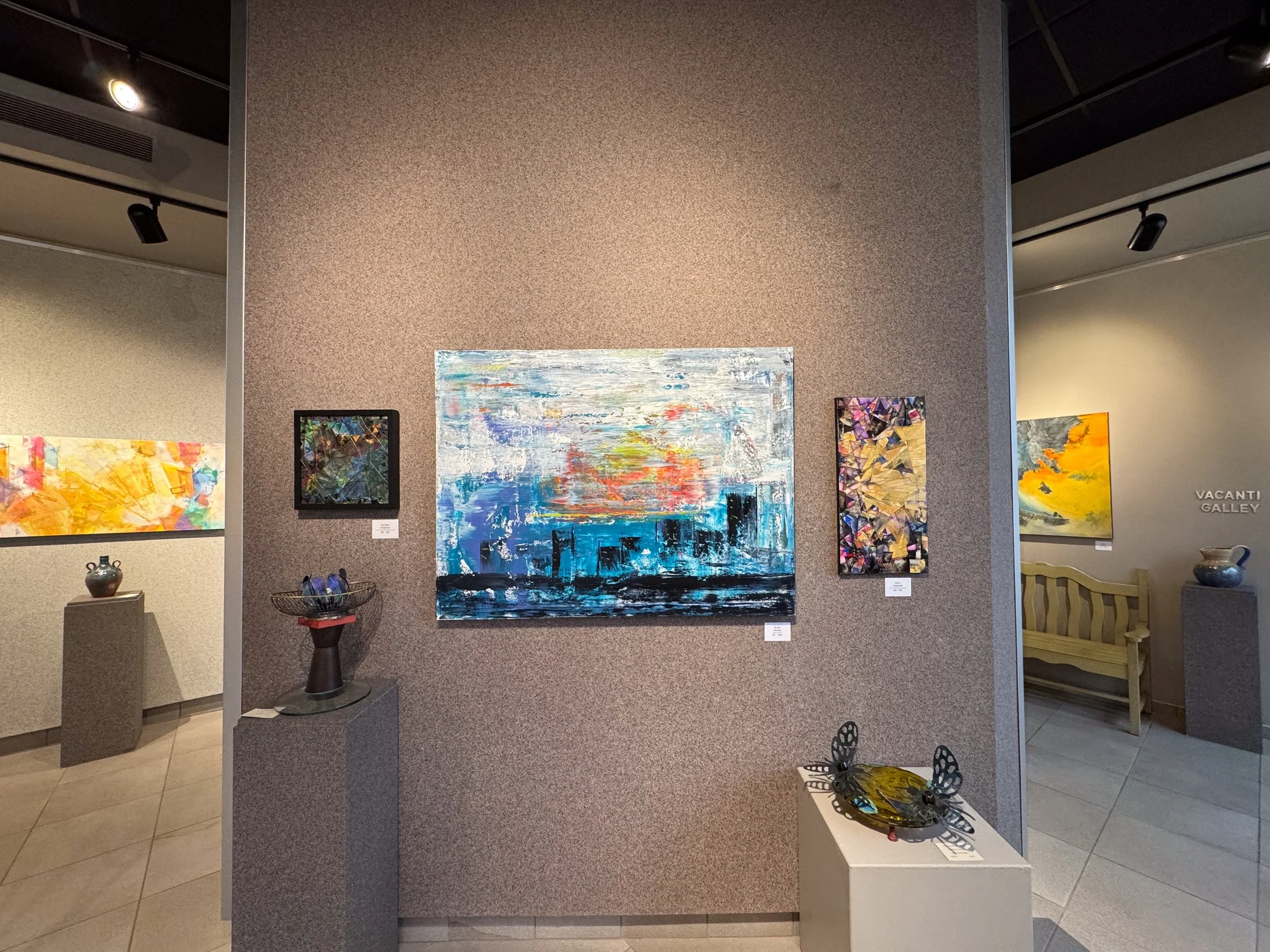 2026 Sunderland Art Gallery at the Cathedral Cultural Center, Omaha, Nebraska, USA, Abstract Art Exhibition, Artists: Eric Biehl, Brandon Rial & Neal Hoesing