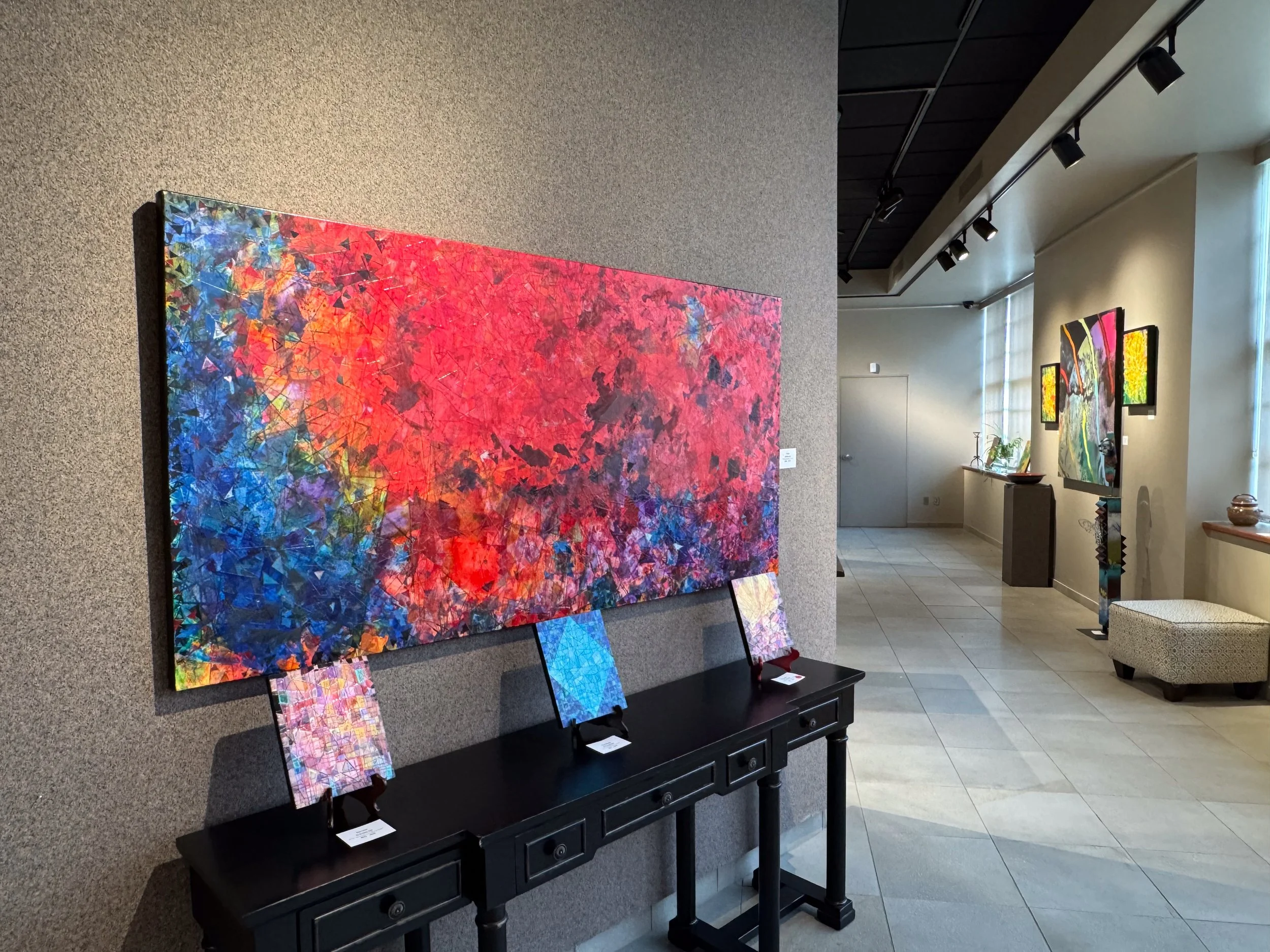 2026 Sunderland Art Gallery at the Cathedral Cultural Center, Omaha, Nebraska, USA, Abstract Art Exhibition, Artists: Eric Biehl, Brandon Rial & Neal Hoesing