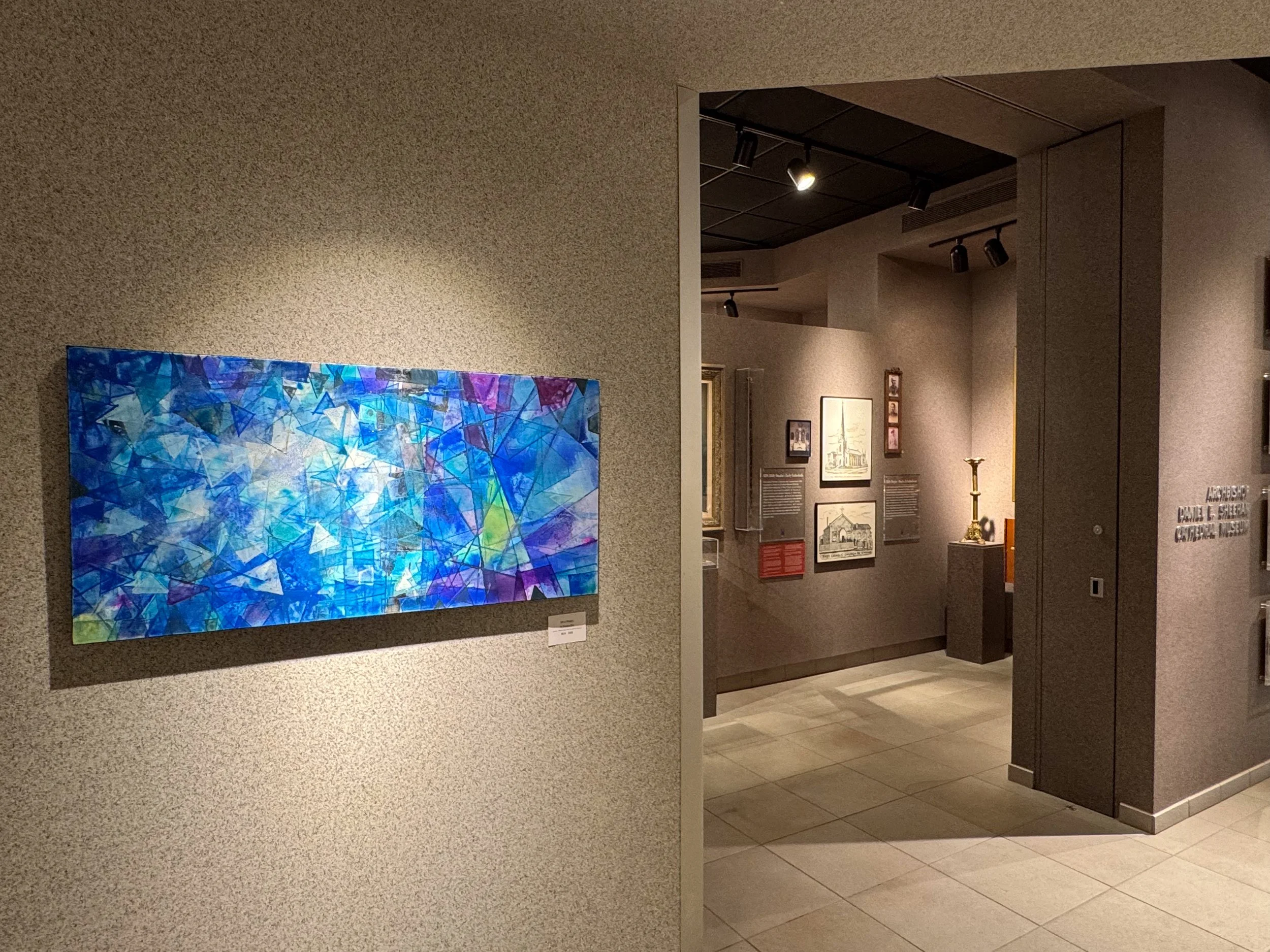 2026 Sunderland Art Gallery at the Cathedral Cultural Center, Omaha, Nebraska, USA, Abstract Art Exhibition, Artists: Eric Biehl, Brandon Rial & Neal Hoesing