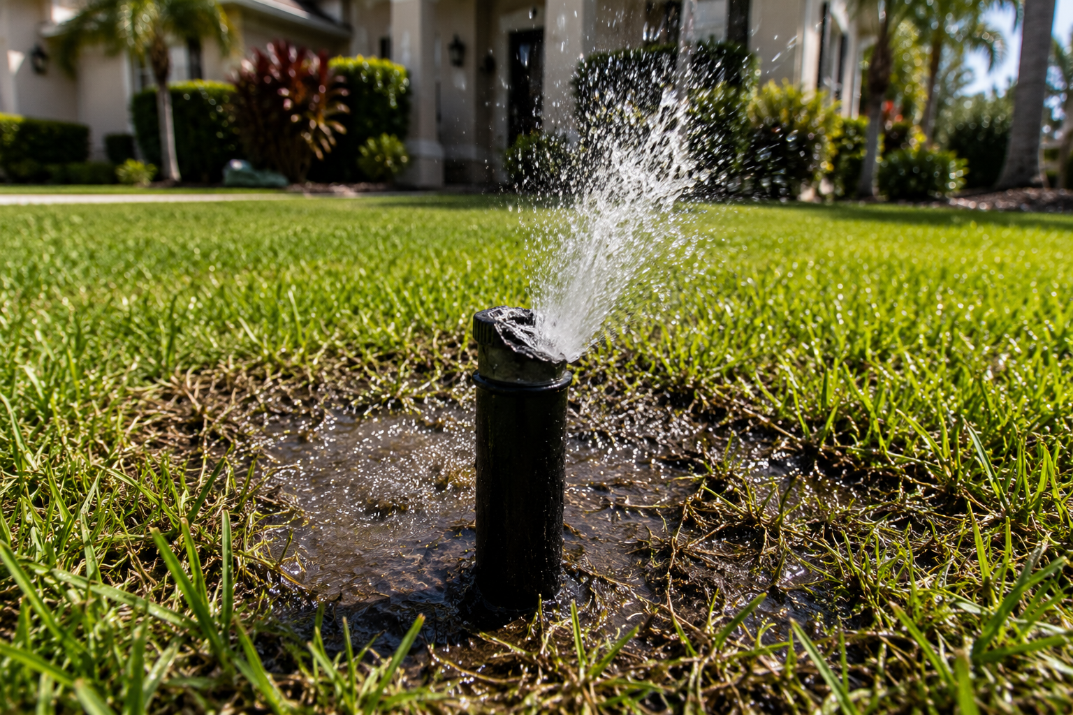 What to Do When a Sprinkler Head Breaks