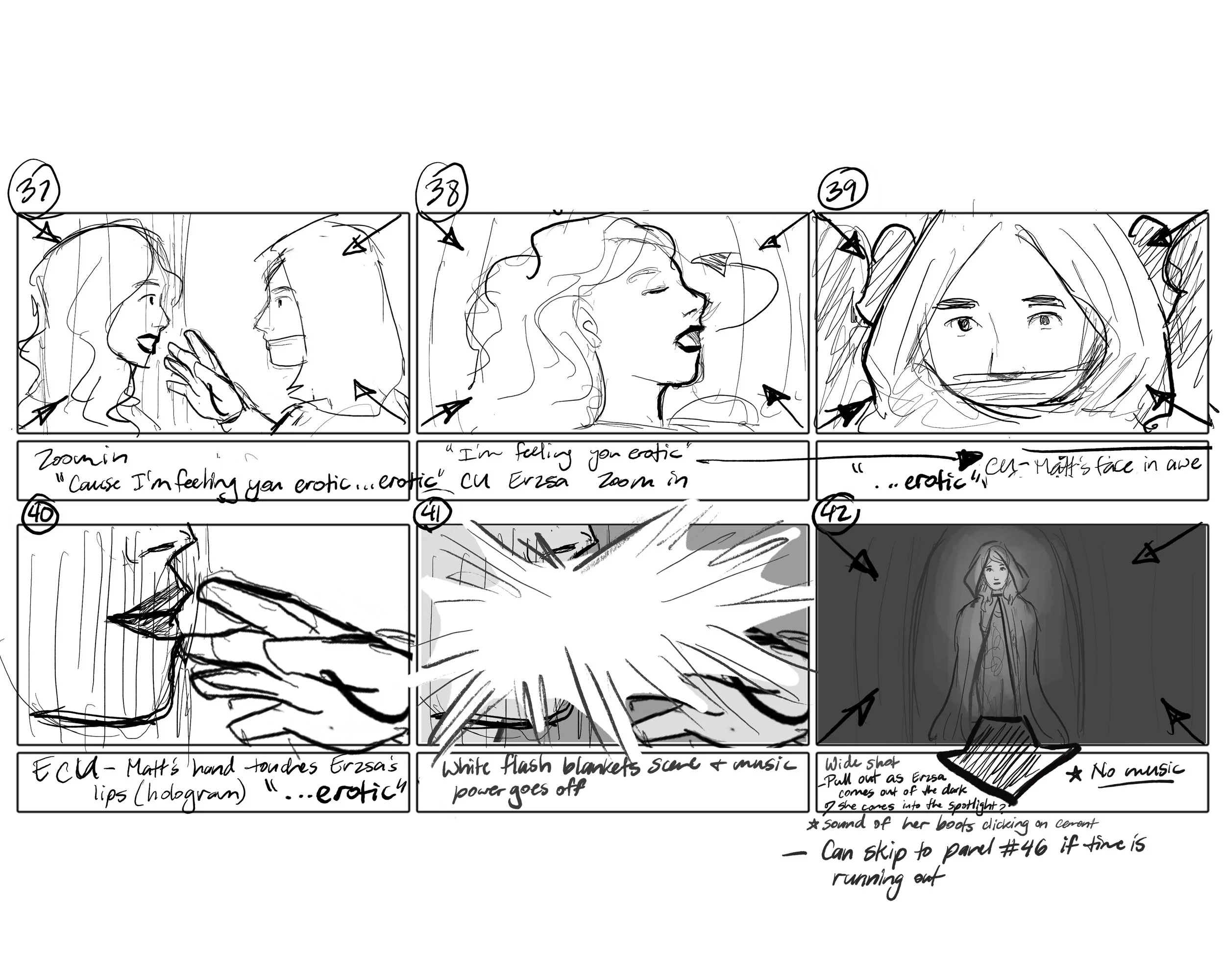 Every Time I Look For You Storyboards 7