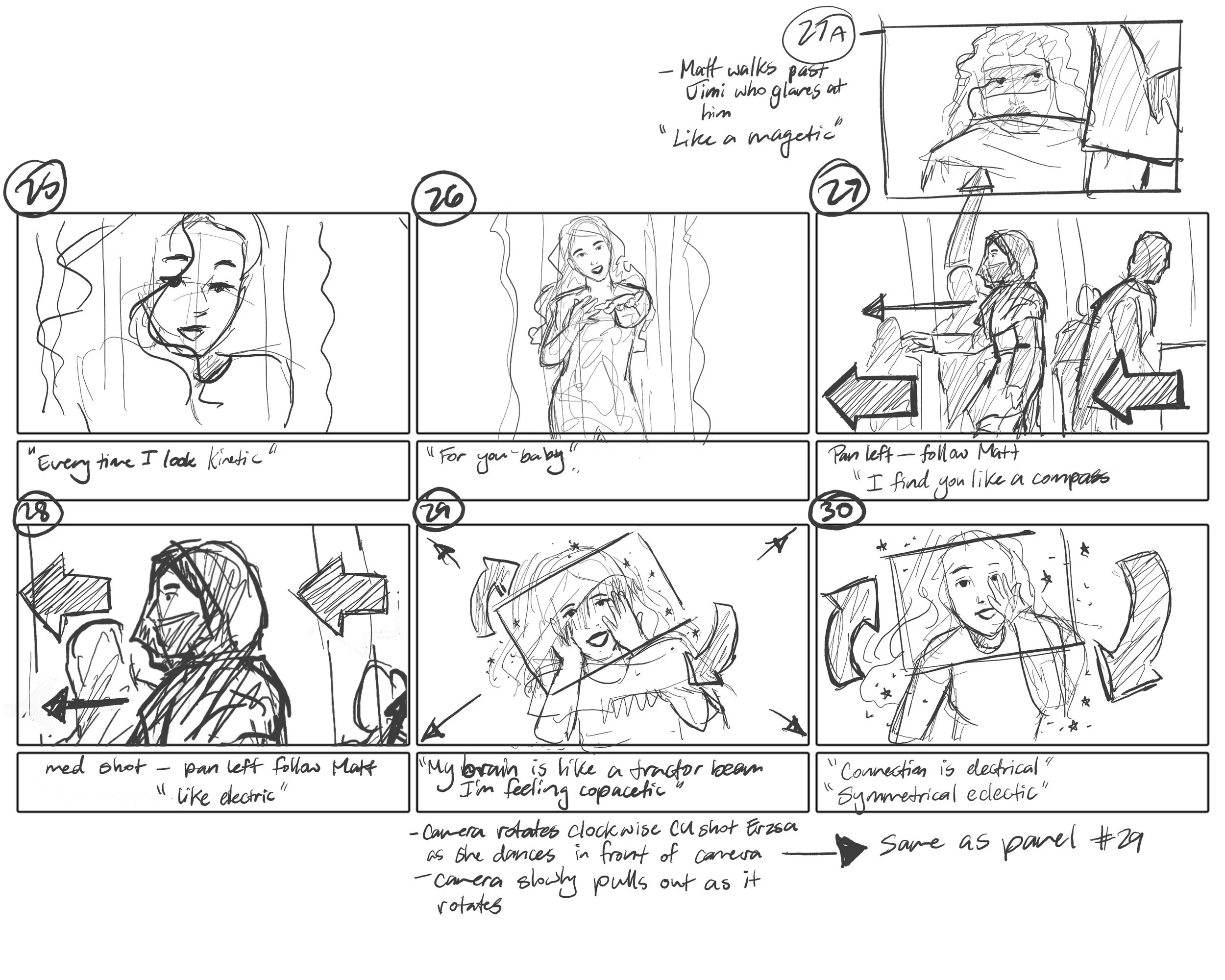 Every Time I Look For You Storyboards 5