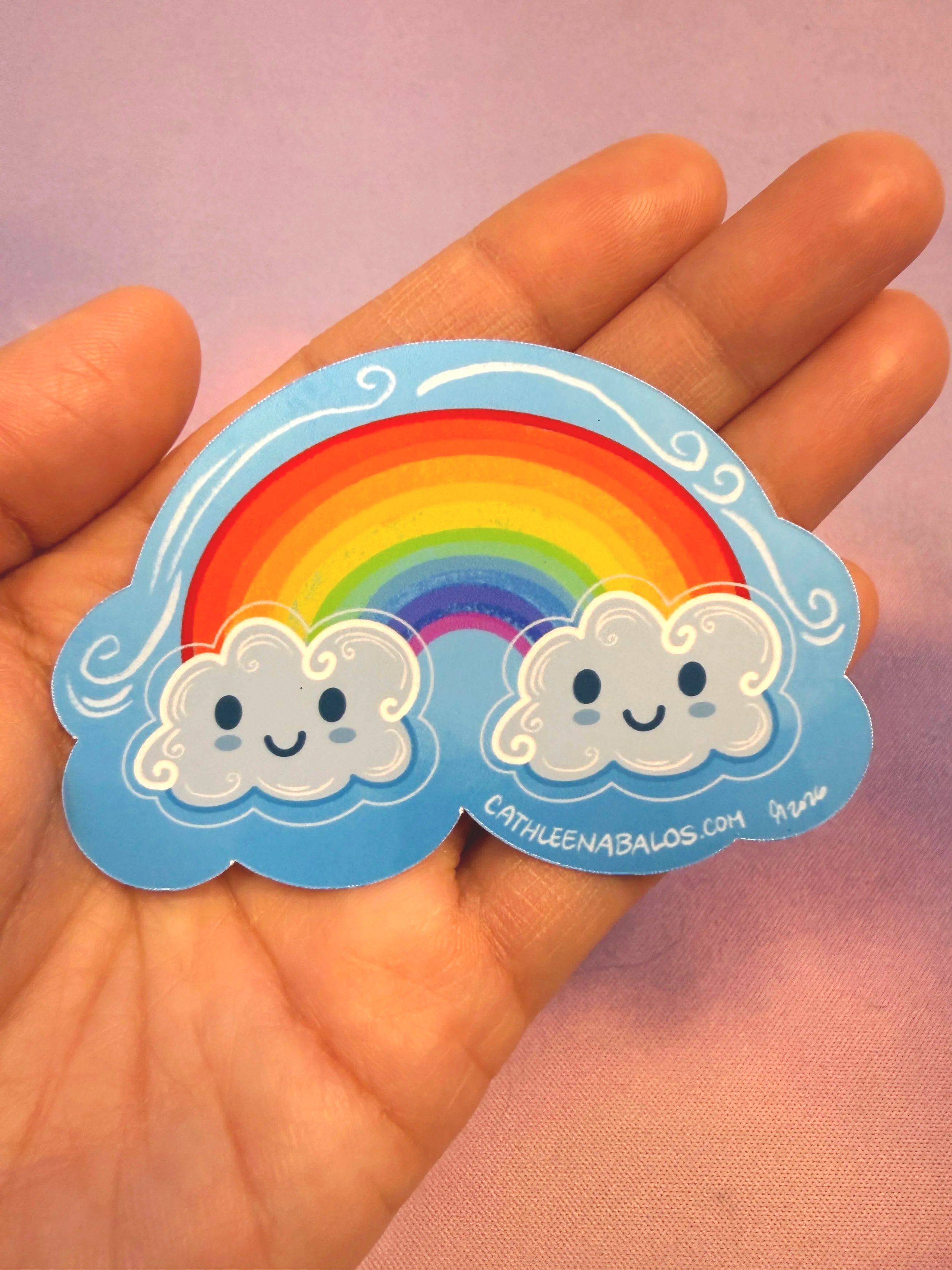Rainbow Cloud Sticker