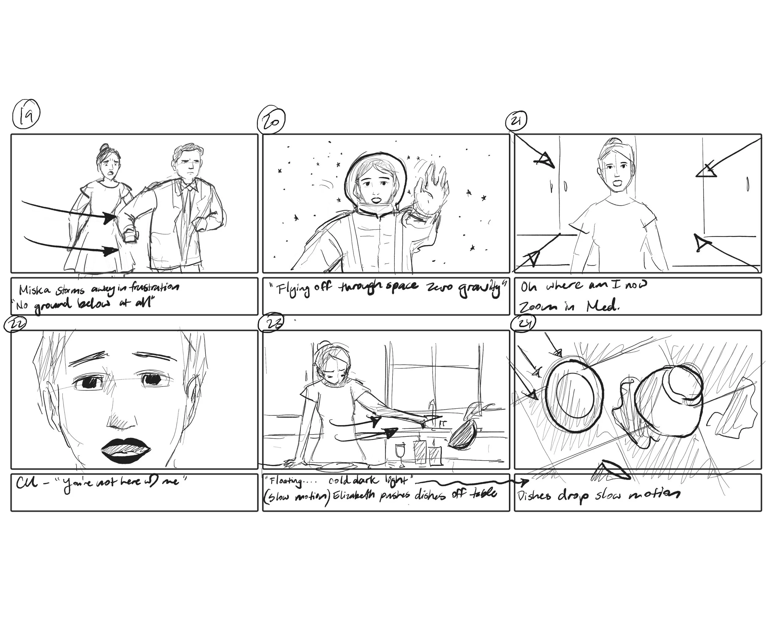 Zero Gravity Storyboards 4
