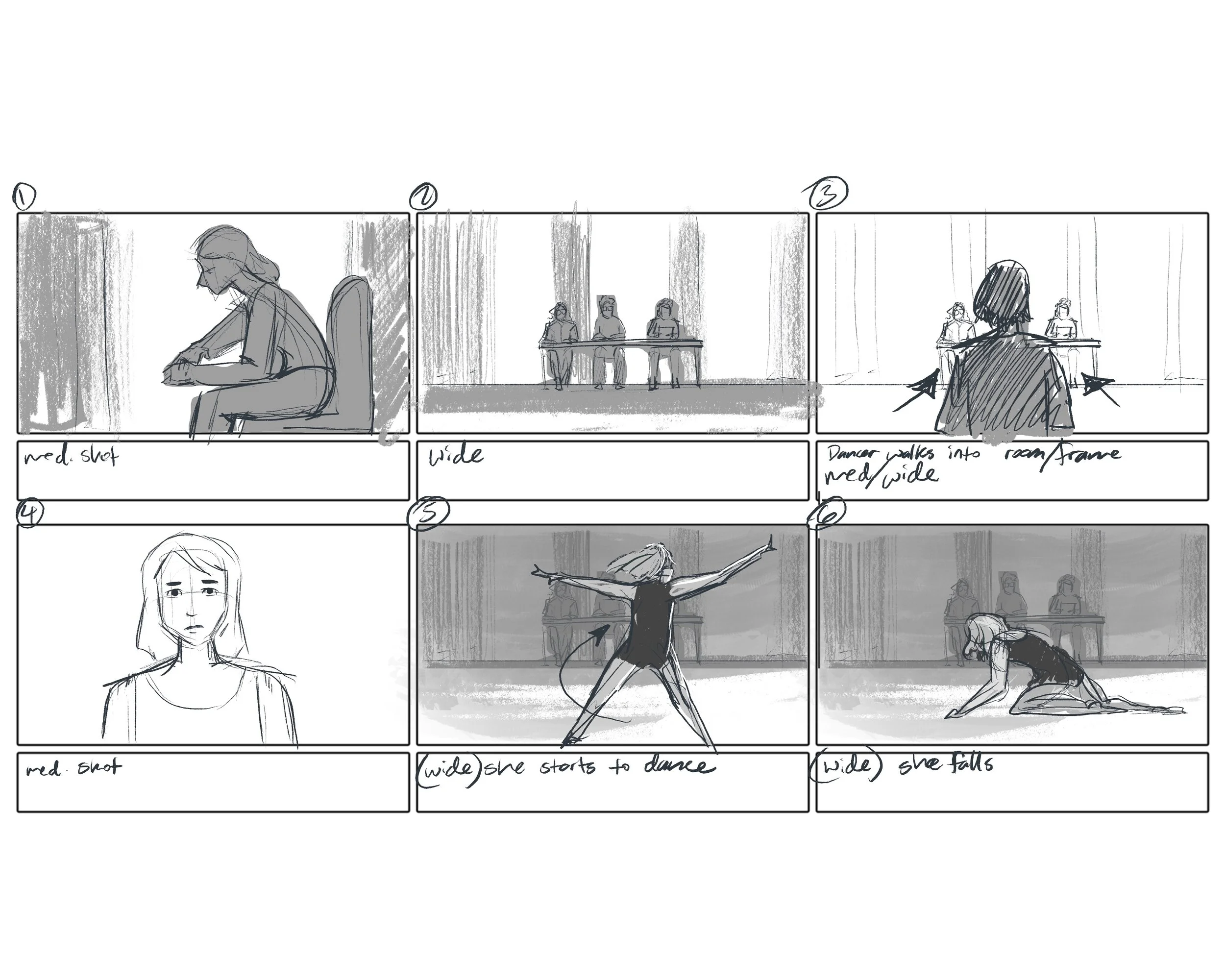 This Is Your Time Now- Dance Studio- Storyboards 1