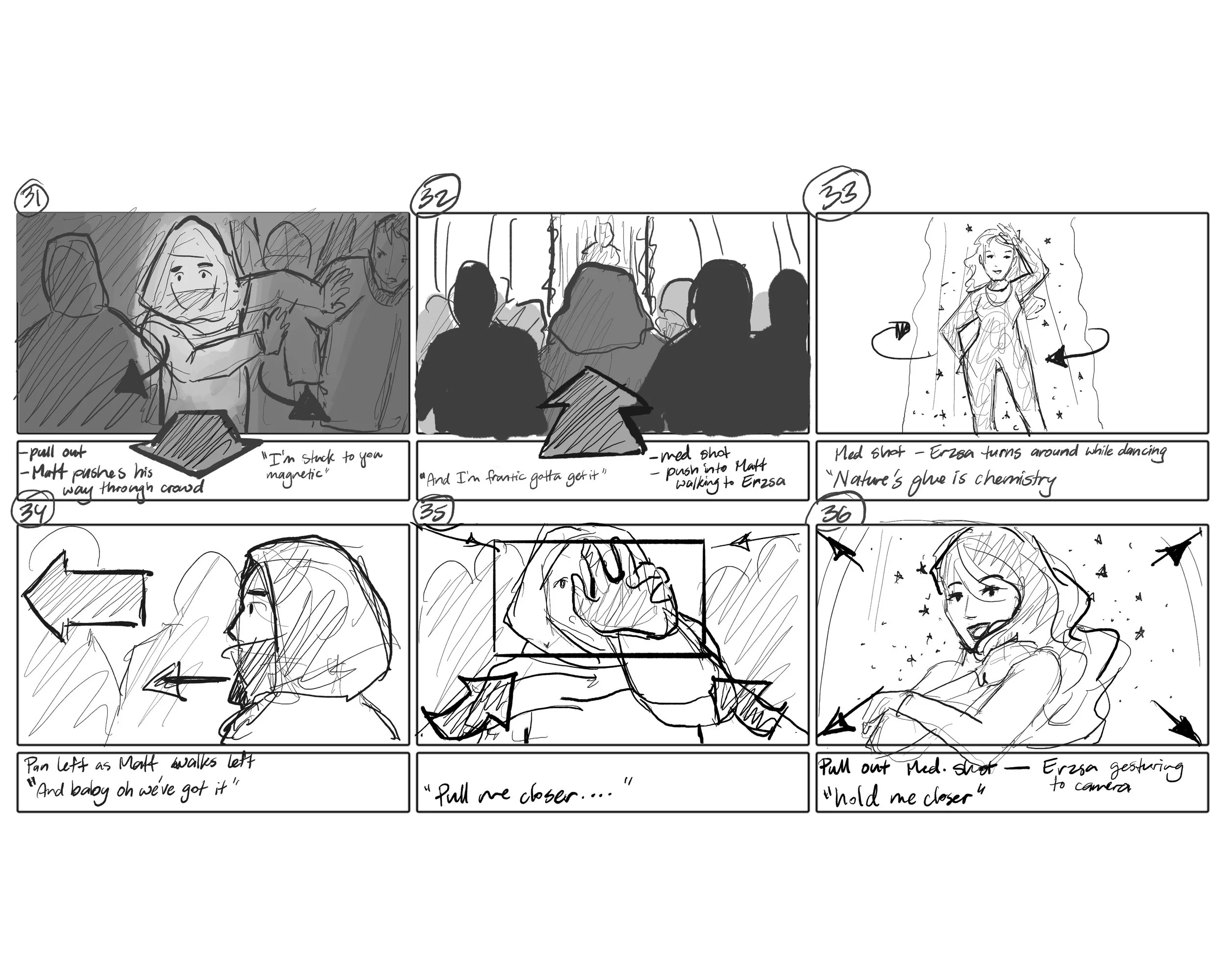 Every Time I Look For You Storyboards 6