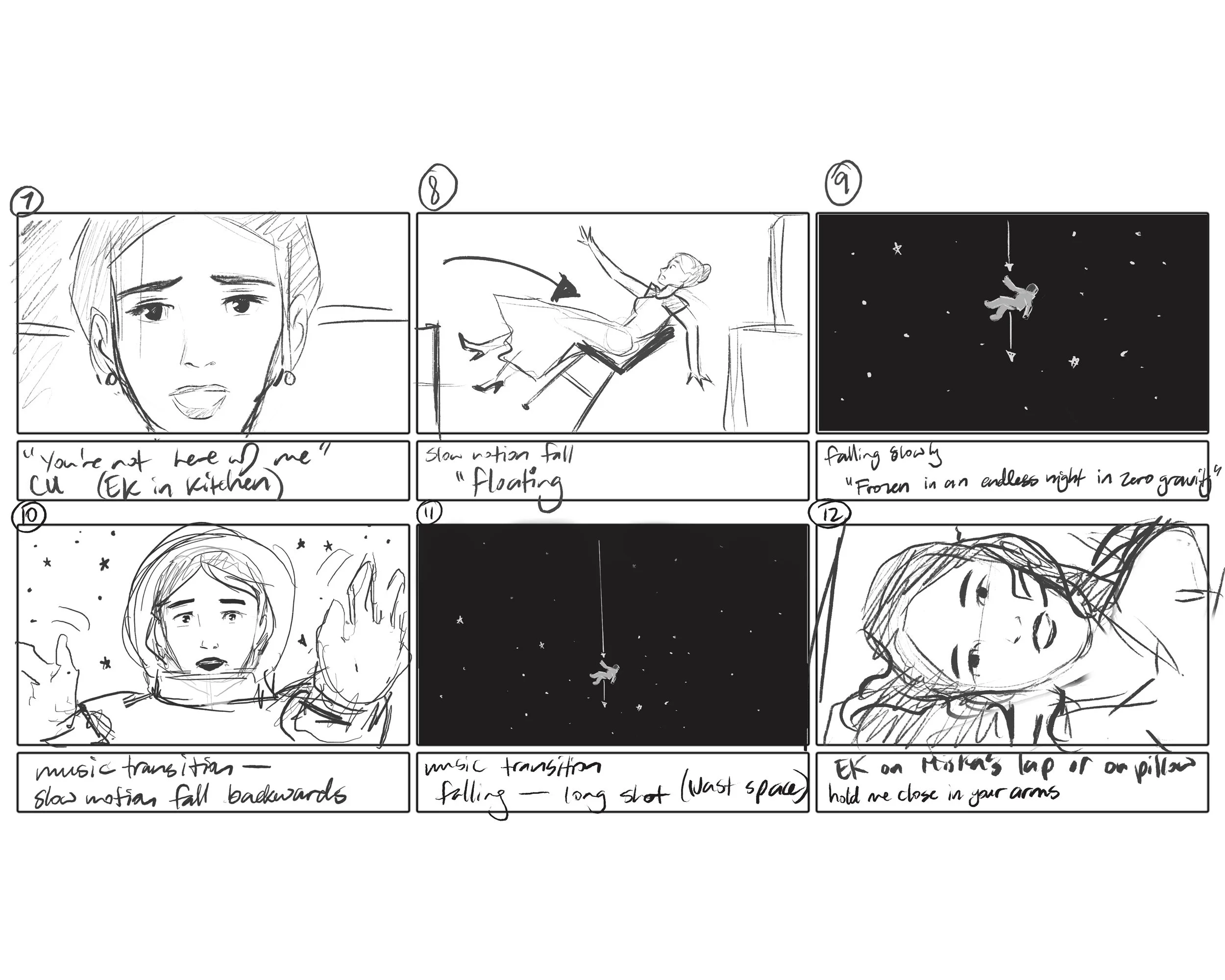 Zero Gravity Storyboards 2