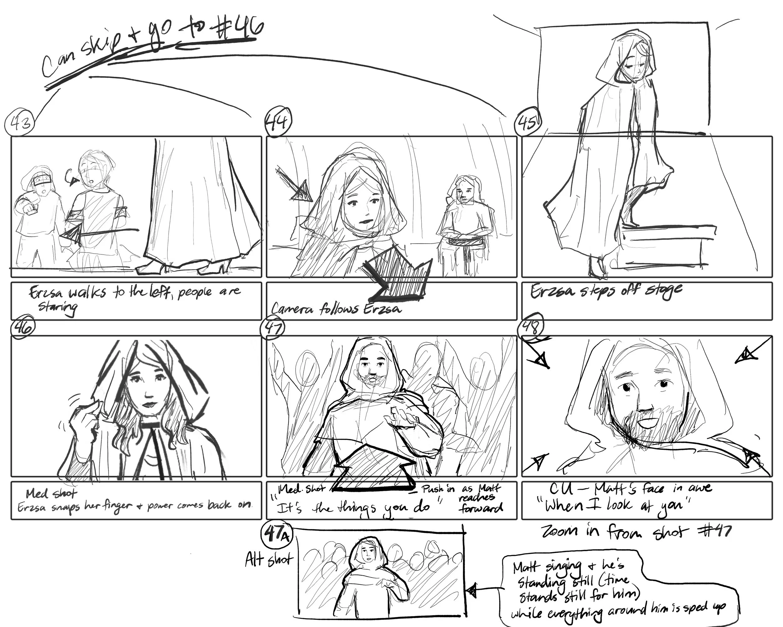 Every Time I Look For You Storyboards 8