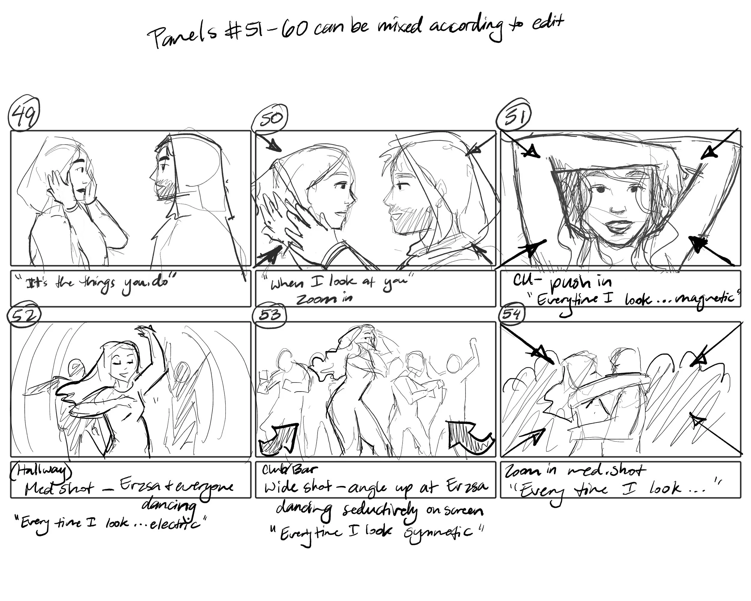Every Time I Look For You Storyboards 9