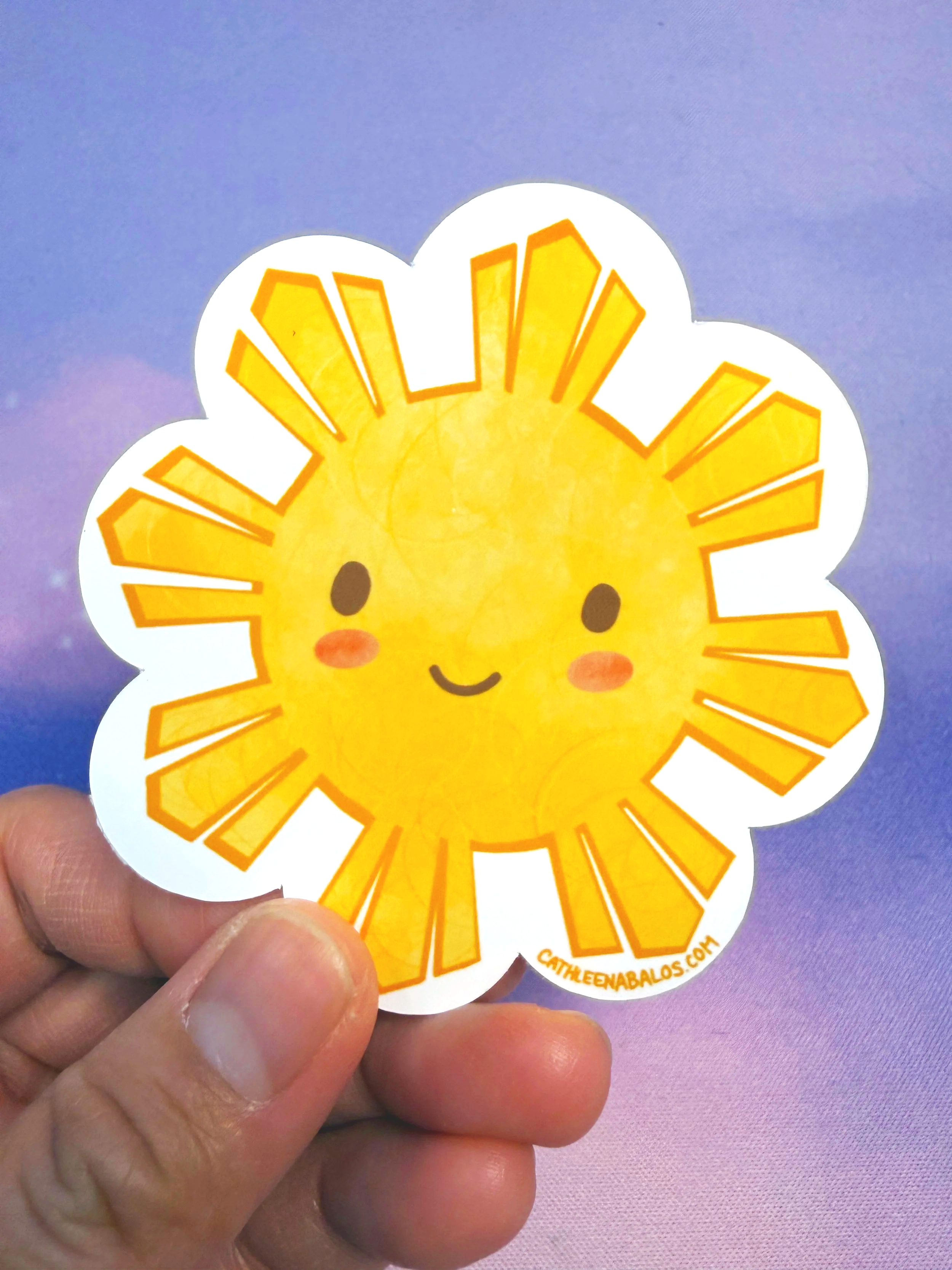 Filipino Sun Sticker