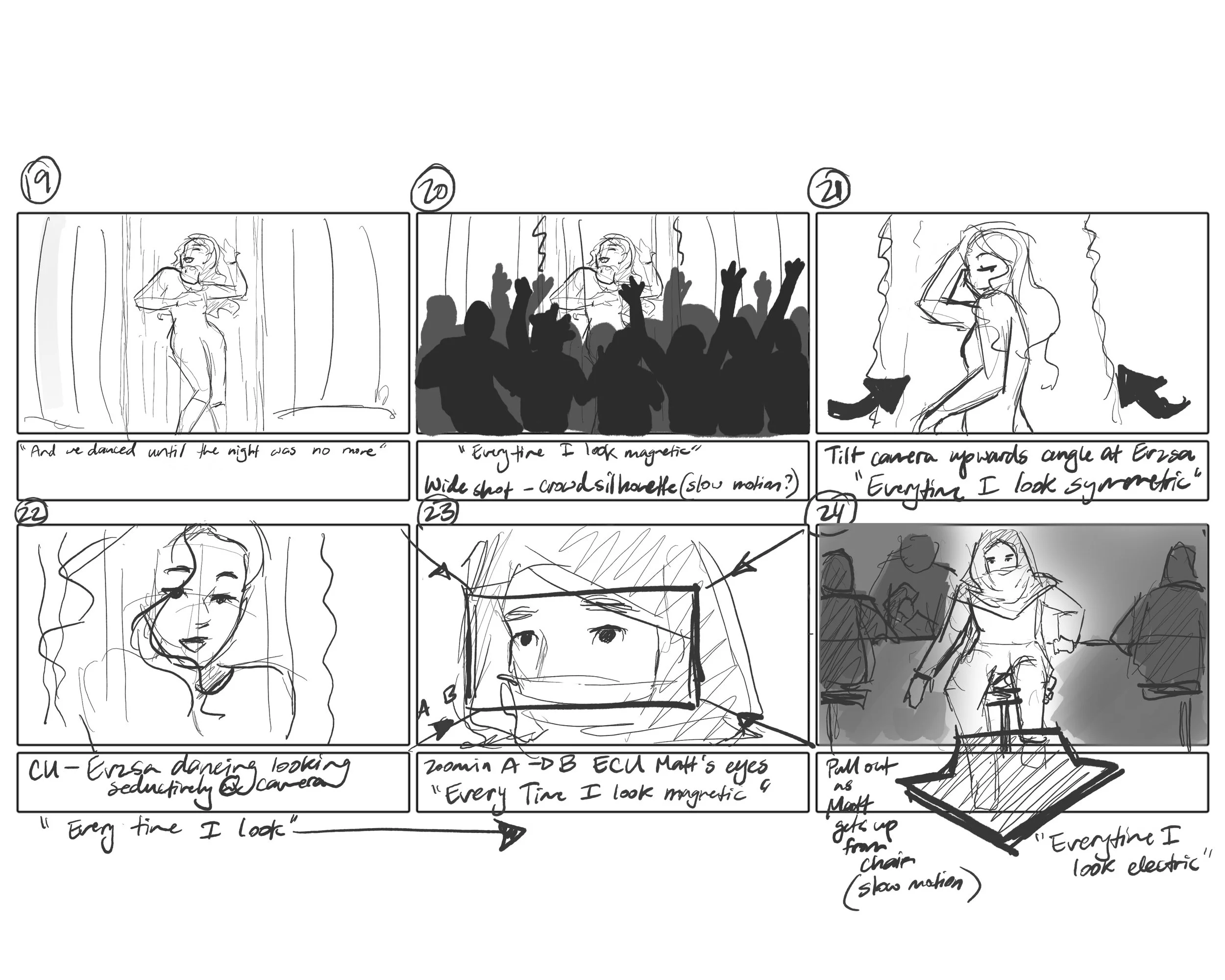 Every Time I Look For You Storyboards 4