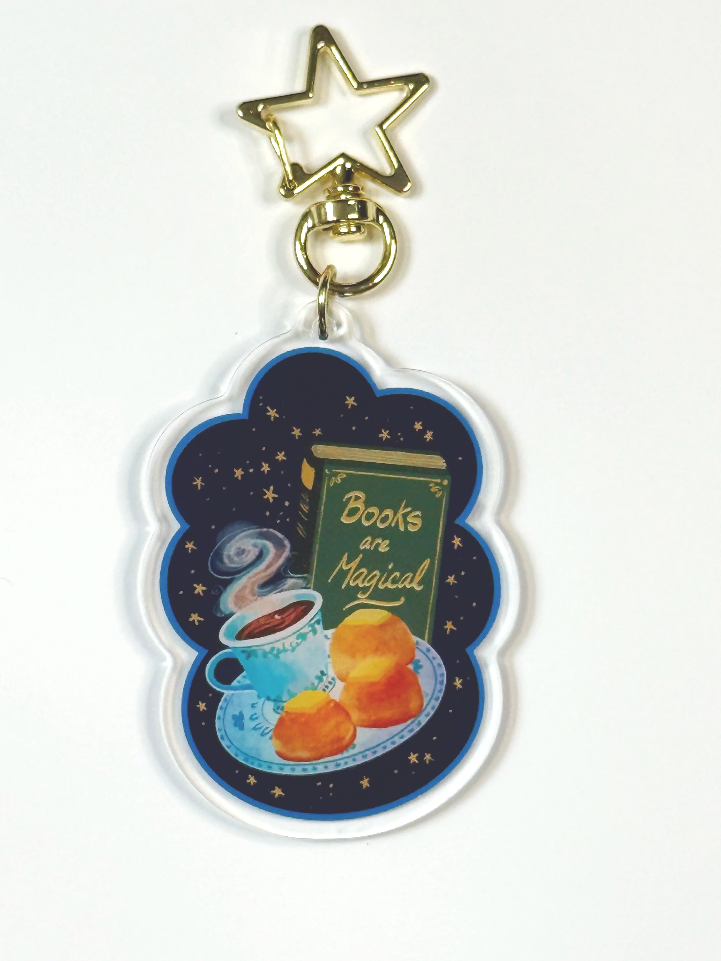 Books Are Magical Keychain