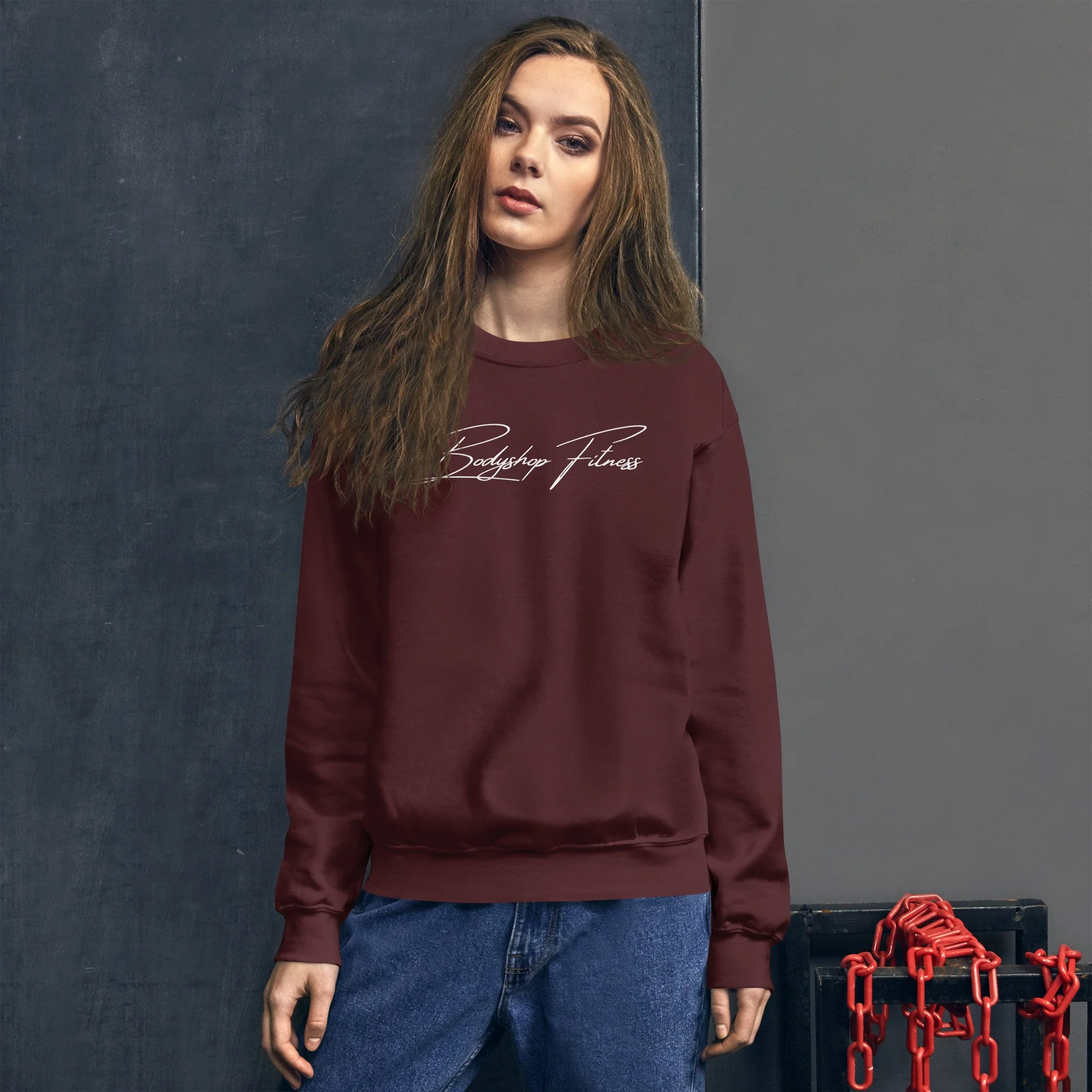 unisex-crew-neck-sweatshirt-maroon-front-659d67230fe76.jpg