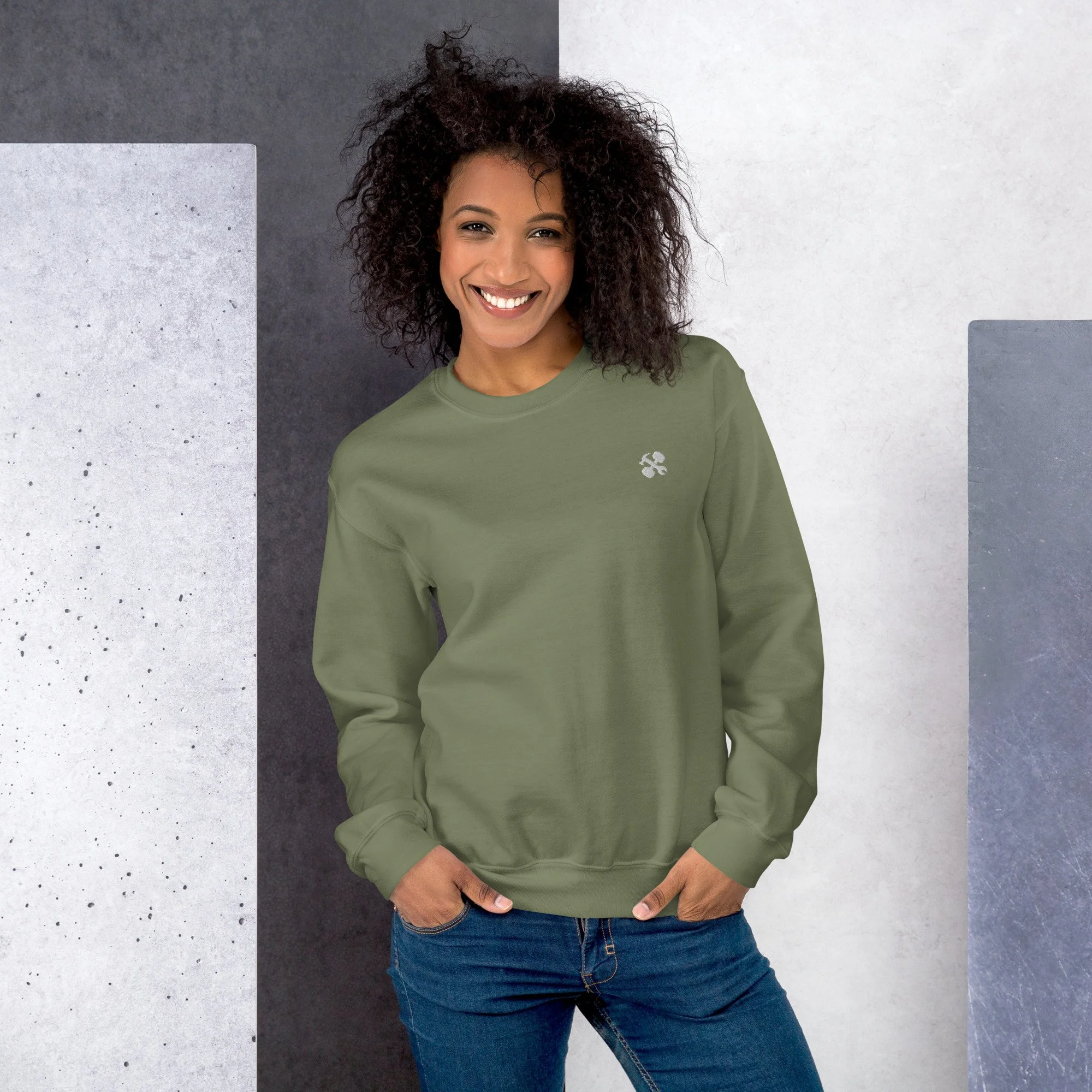unisex-crew-neck-sweatshirt-military-green-front-65a13cd32e9d7.jpg