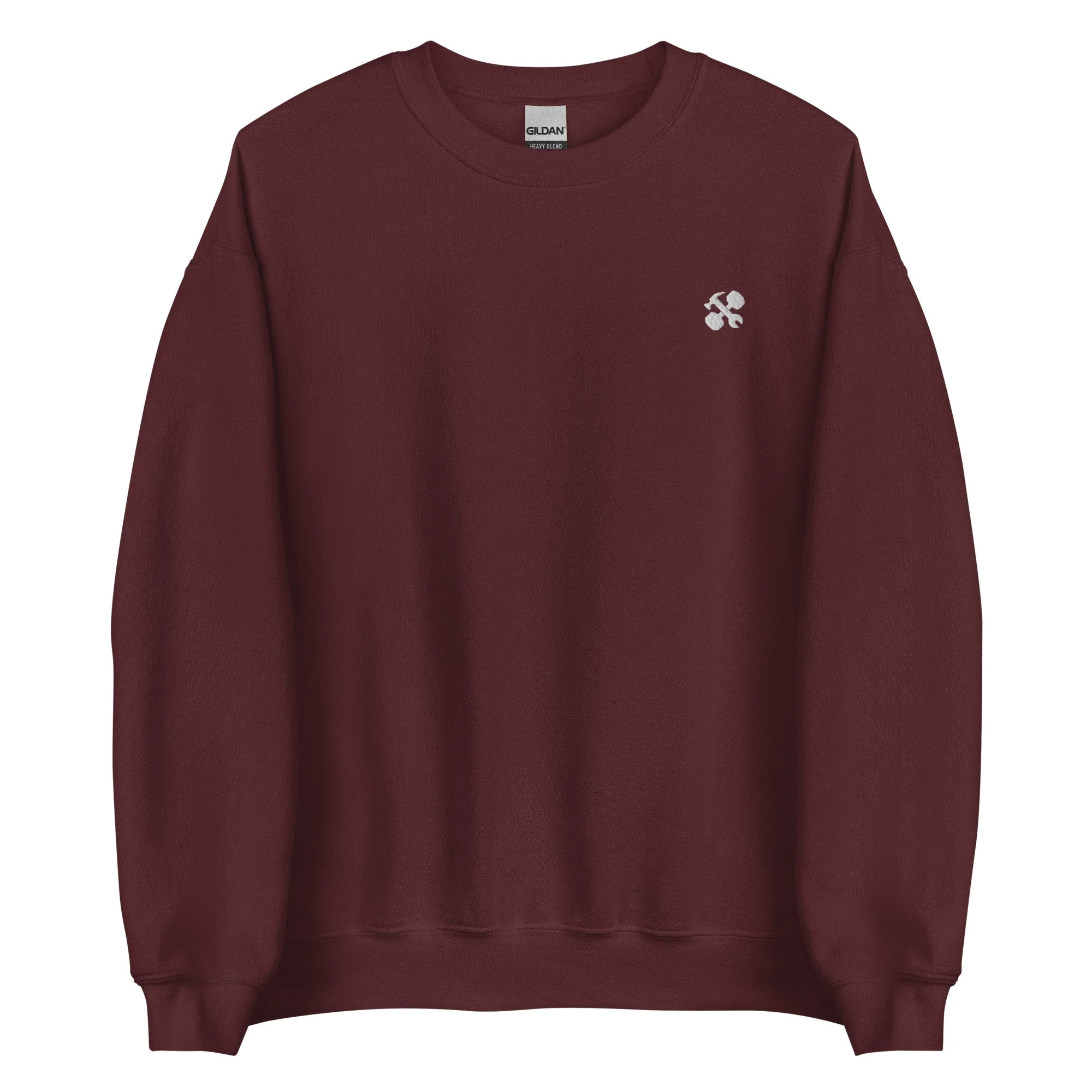 Embroidered BSF Crewneck White Logo