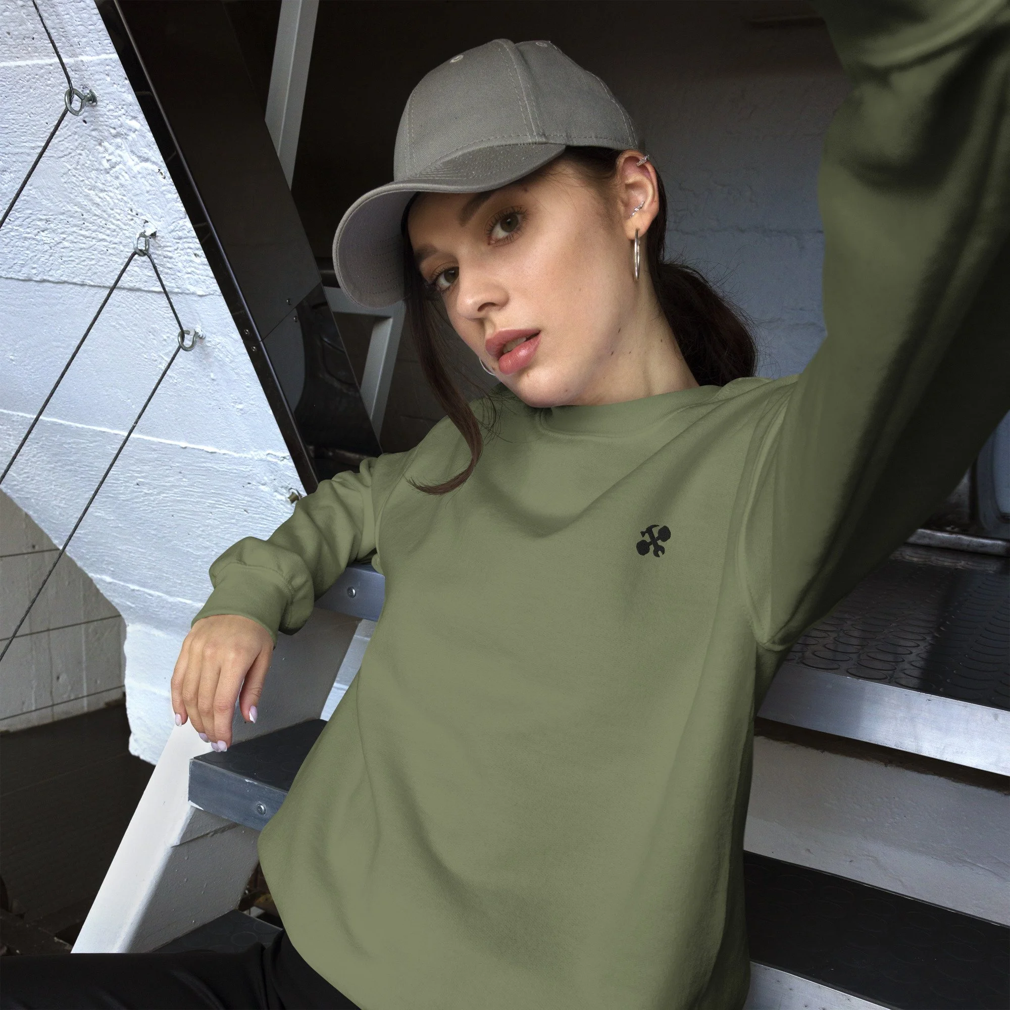 unisex-crew-neck-sweatshirt-military-green-front-65a13e1543f07.jpg