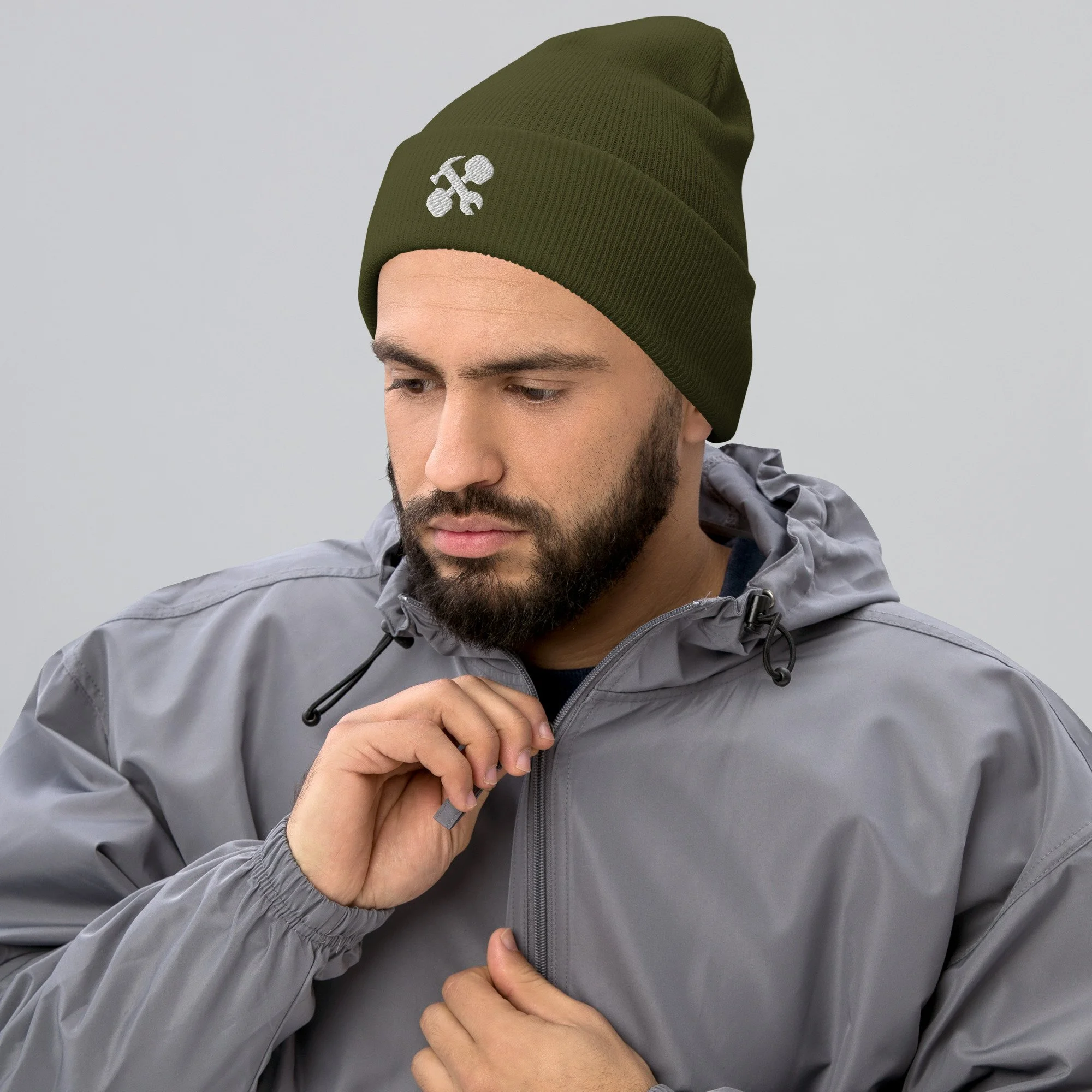 cuffed-beanie-olive-front-65a14991a37ae.jpg