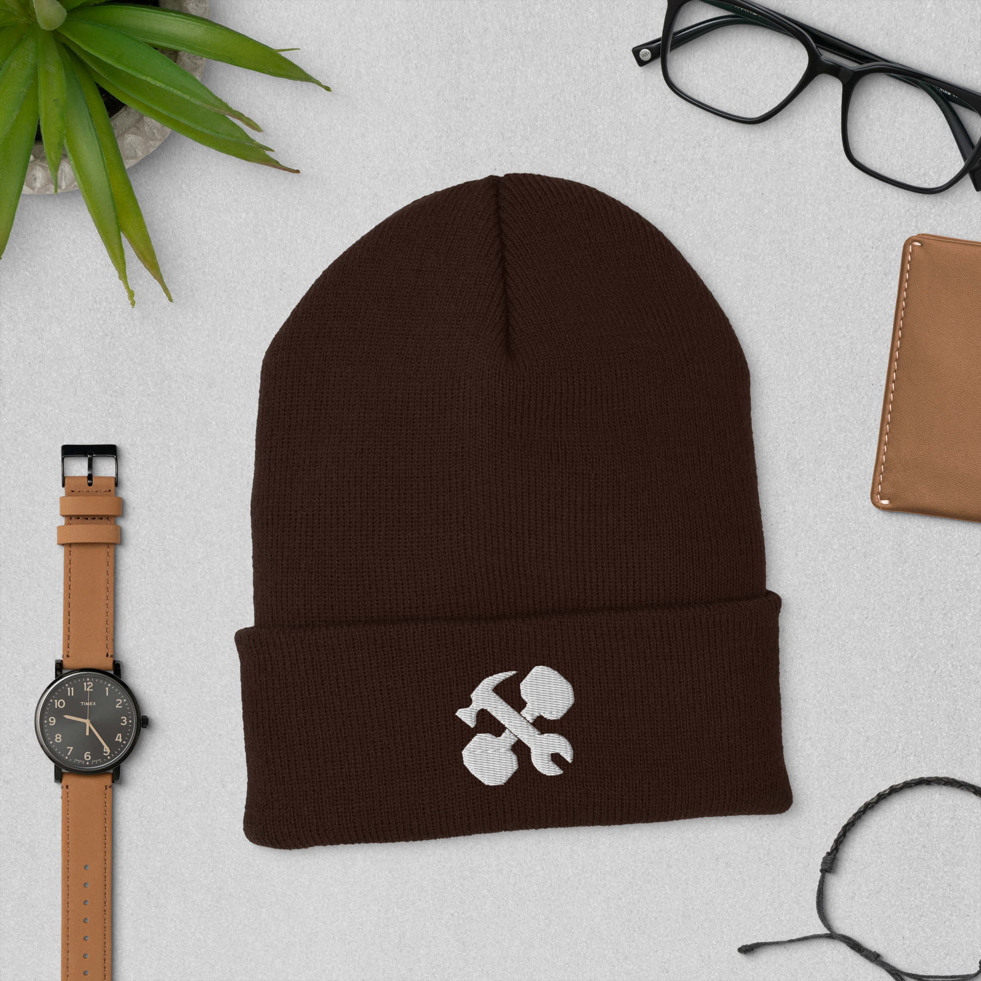 cuffed-beanie-brown-front-65a14c89d4801.png