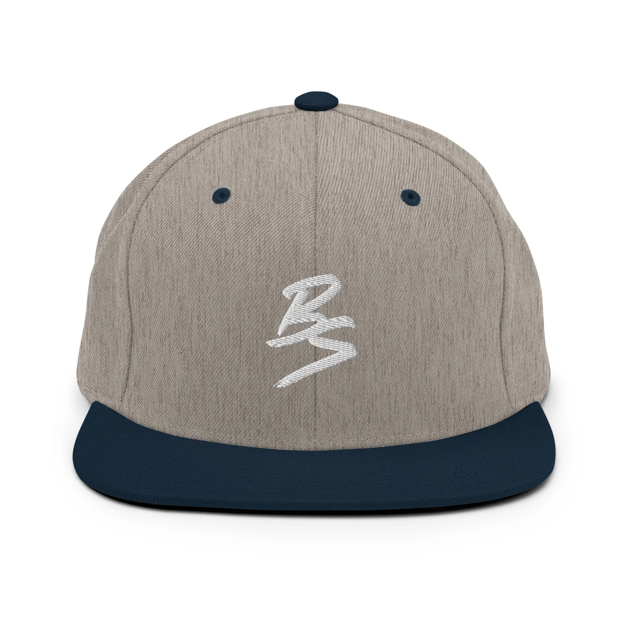 classic-snapback-heather-grey-navy-front-65a4331a7a5c2.jpg