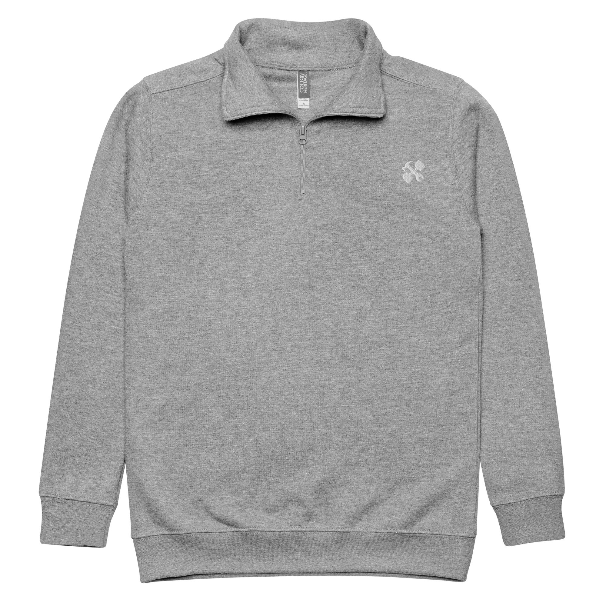 Embroidered BSF fleece pullover