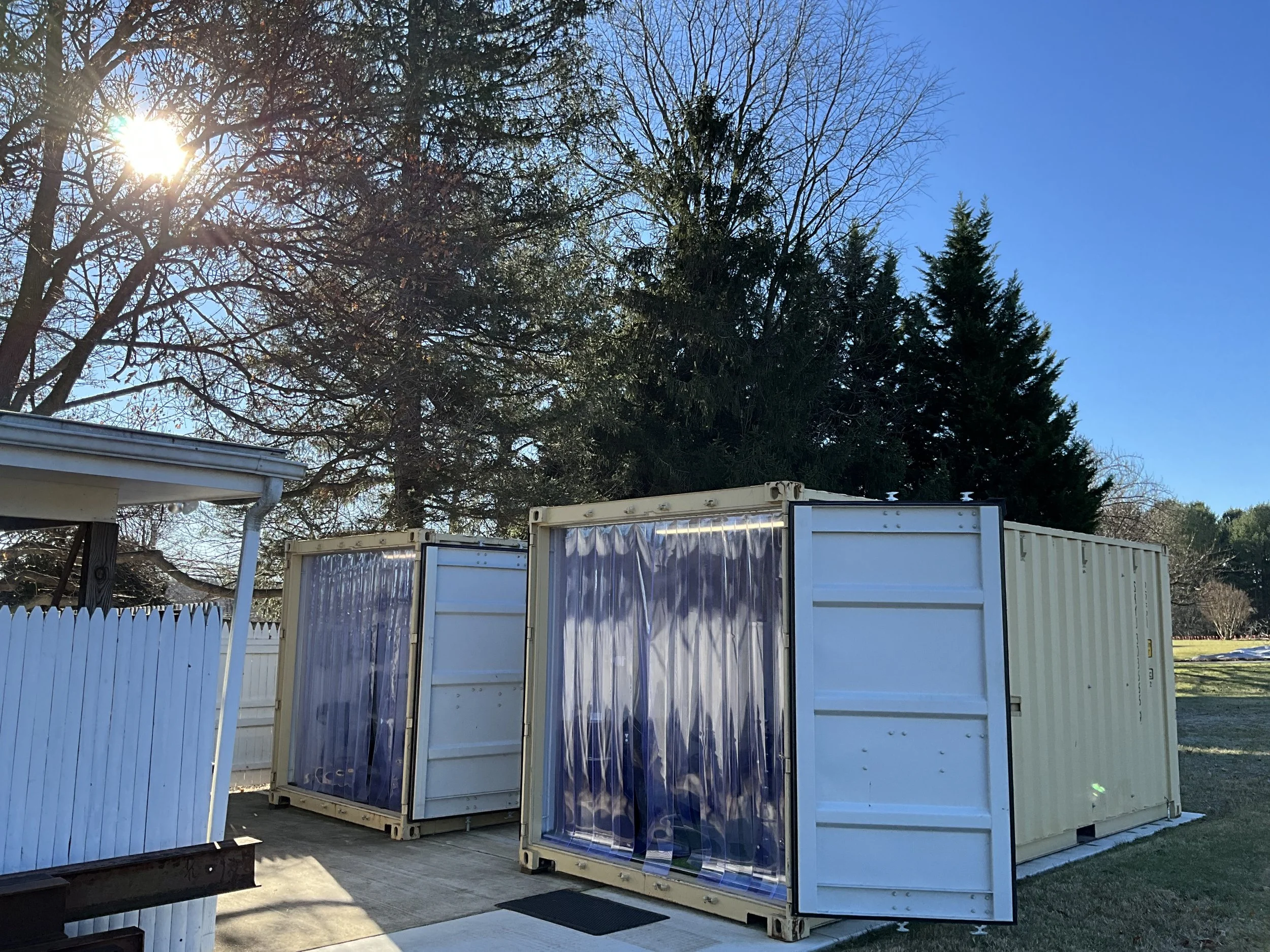 Renovated Shipping Container Gym