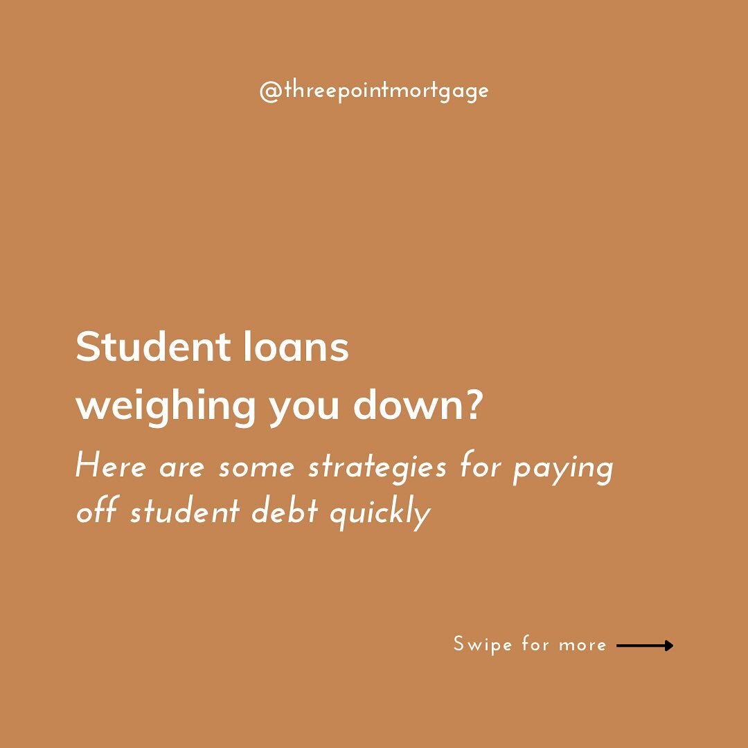 Ready to break free from student debt and pave the way to homeownership? 🏡💰 Explore our top tips for paying off student loans quickly and start your journey towards mortgage eligibility today! 🚀

&mdash;&mdash;&mdash;
💻 threepointmortgage.com
☎️ 