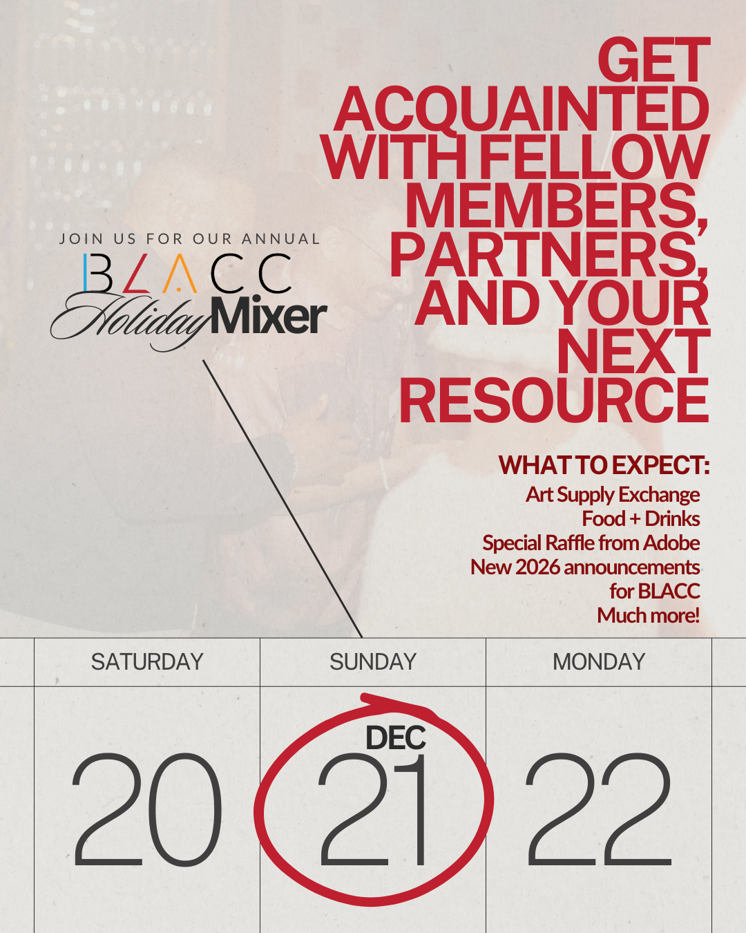 BLACC Holiday Mixer, 12/21/2025