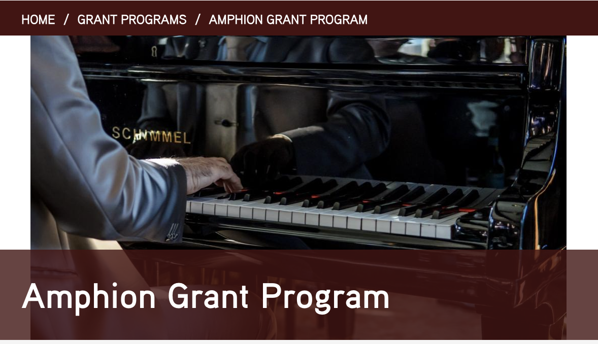 The Amphion Foundation - Amphion Grant Program