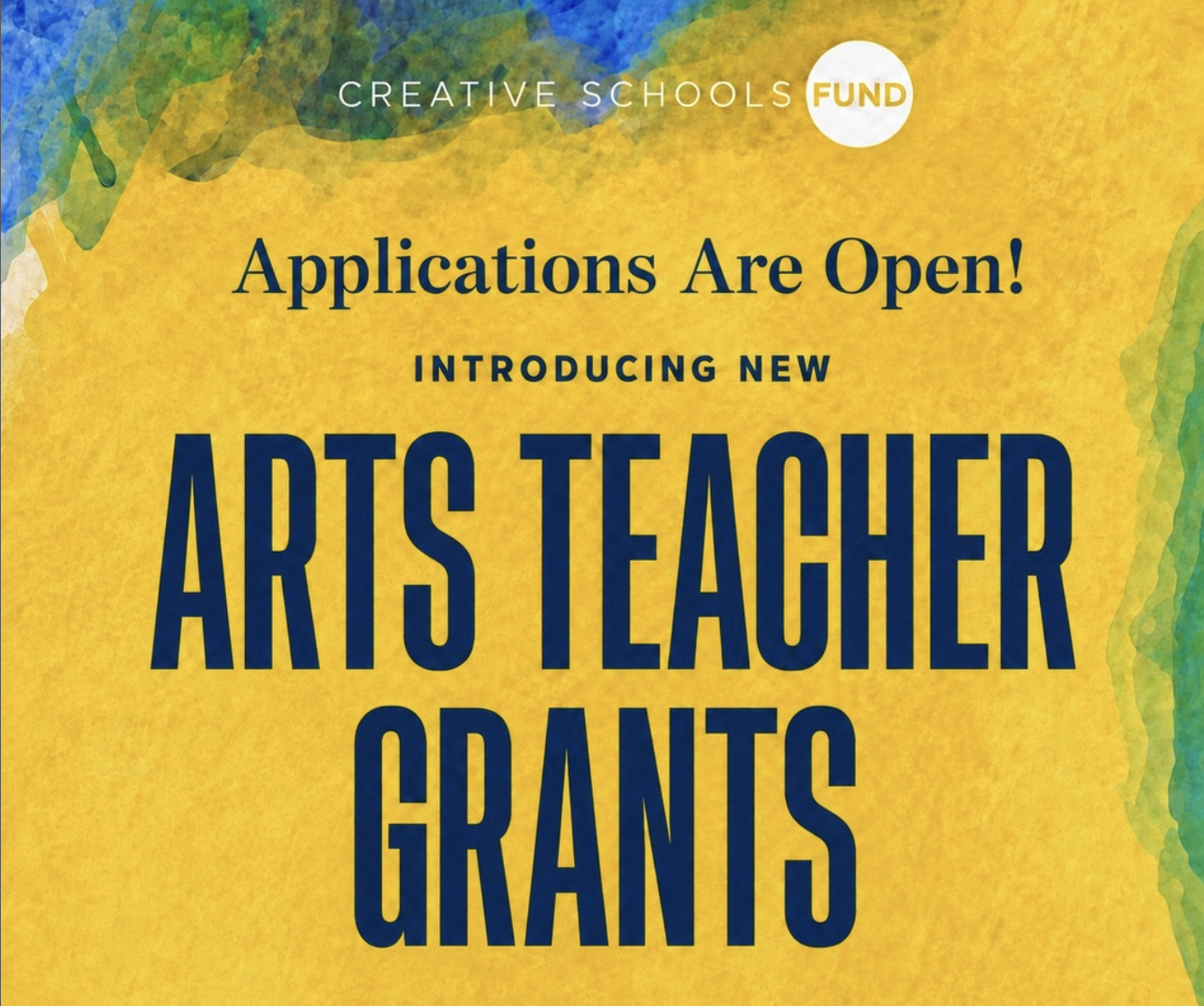 Ingenuity - Creative Schools Fund, Arts Teacher Grants