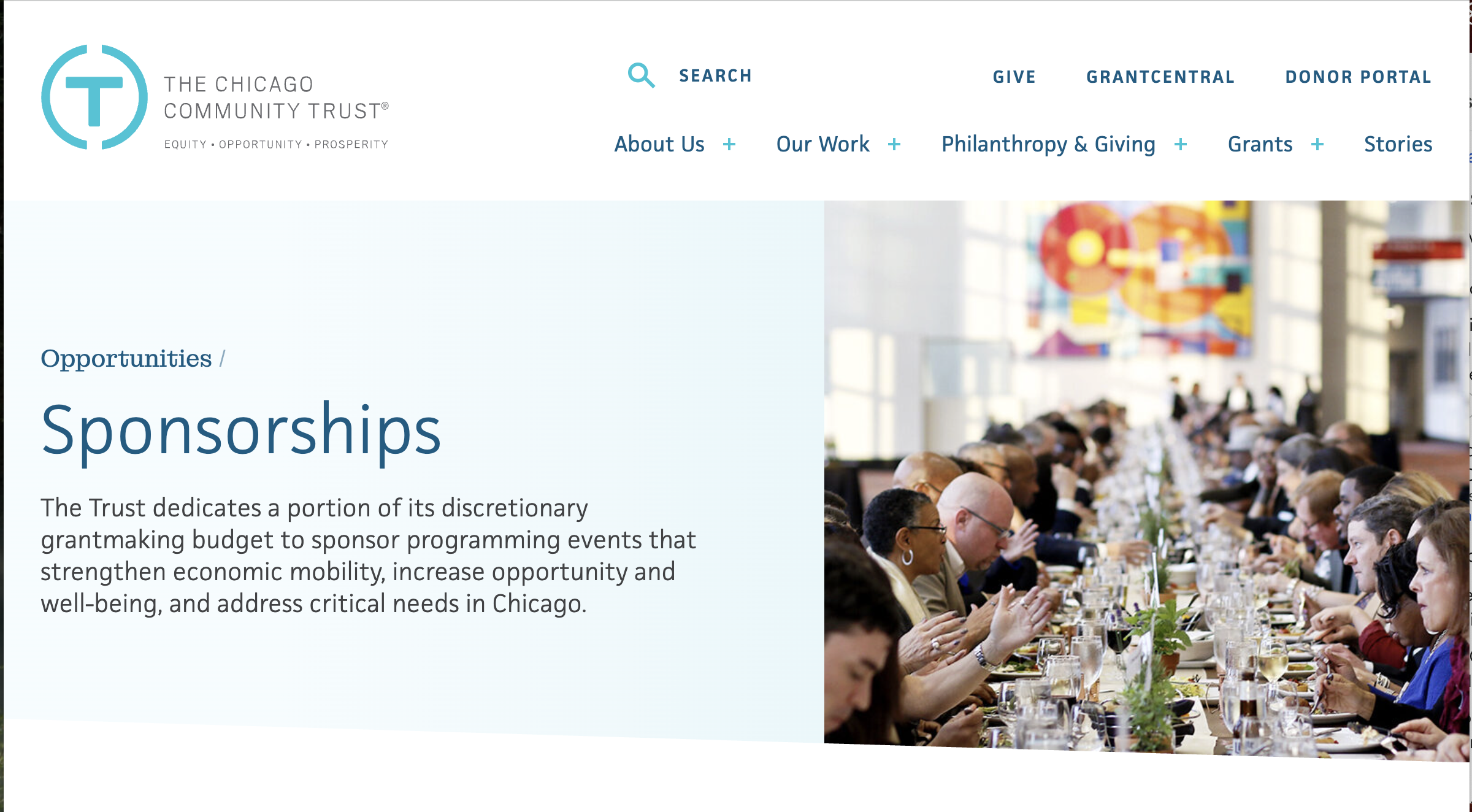 Chicago Community Trust - Sponsorships