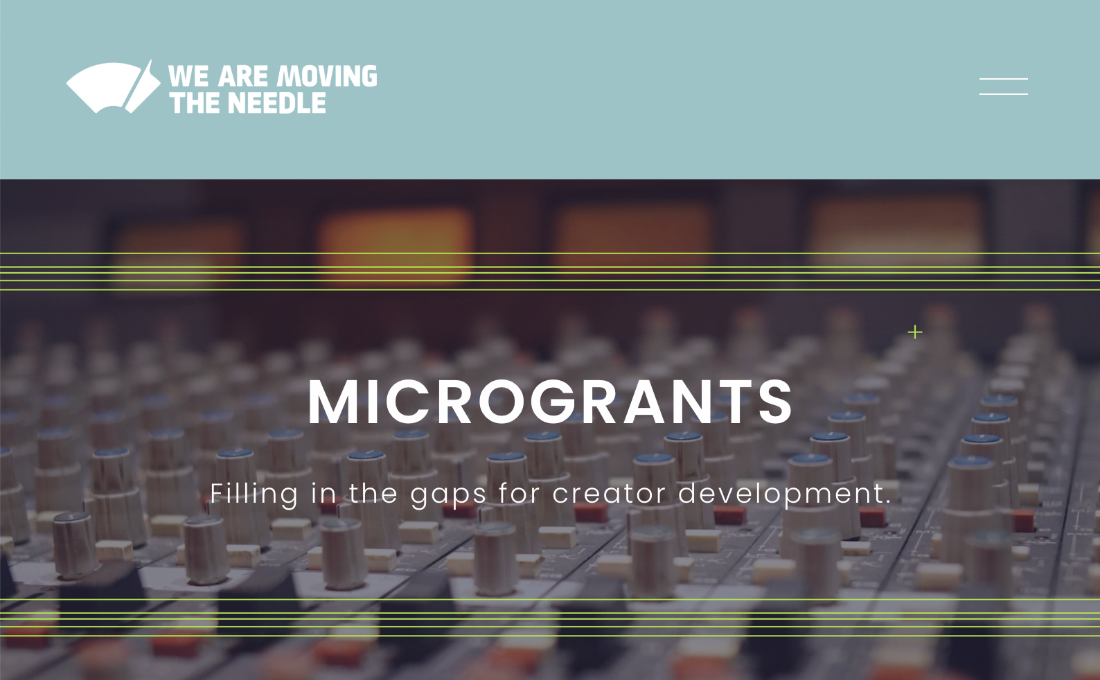 We Are Moving The Needle - Early-Career Microgrant