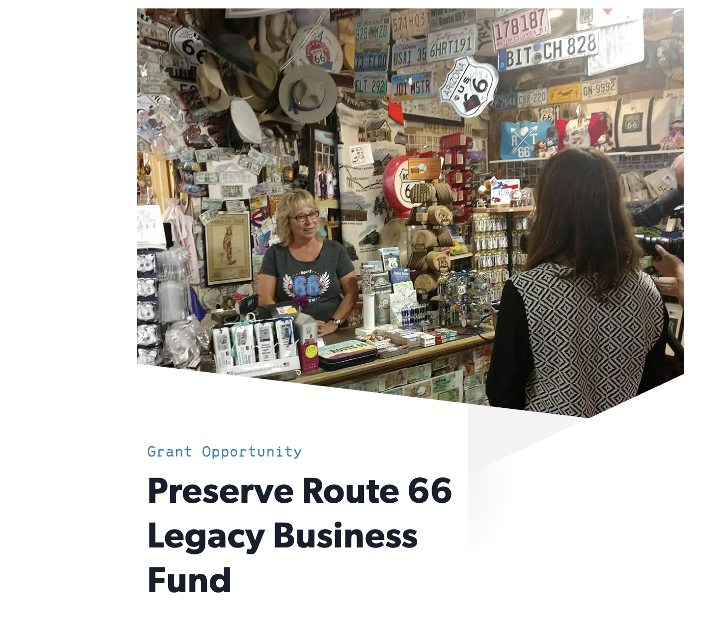 National Trust for Historic Preservation - Preserve Route 66 Legacy Business Grant Fund 