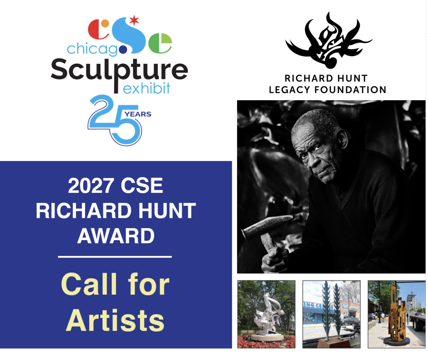 Chicago Sculpture Exhibit - 2027 CSE Richard Hunt Award