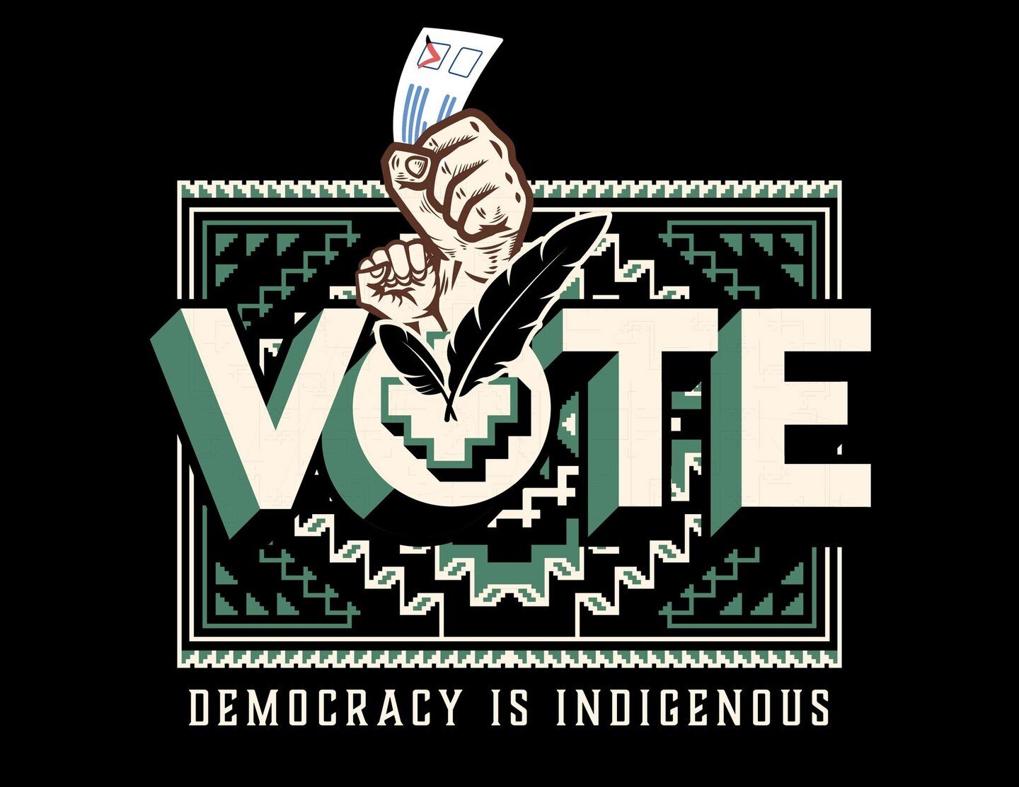 Congratulations to Scott Tom (@st_graphix), the winner of NUIFC's Democracy is Indigenous Call for Artists contest! 
#NUIFC #DemocracyIsIndigenous #ArtContestWinner #ScottTom