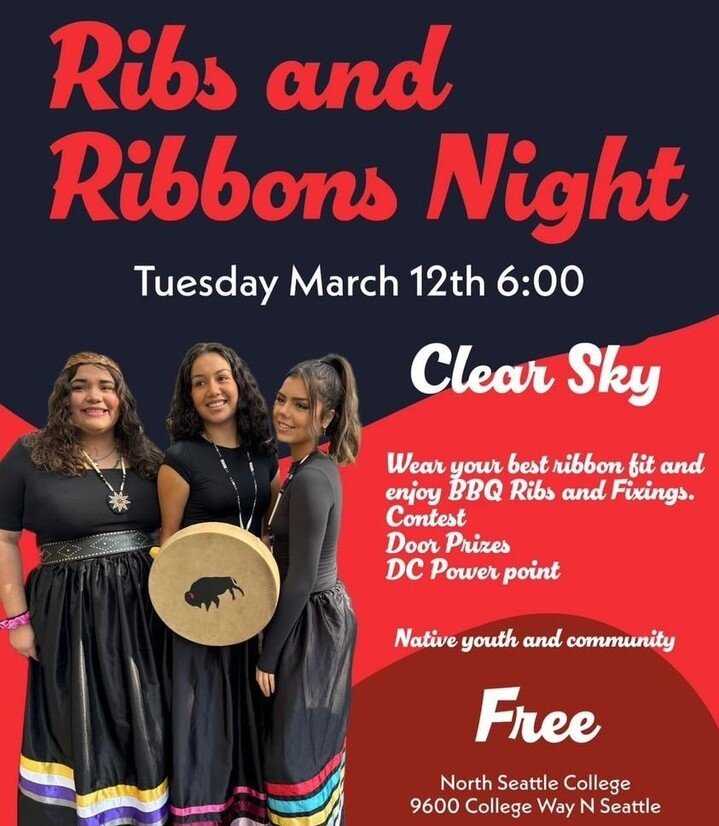 Ribs and Ribbons Night! Tuesday, March 12th at 6pm.