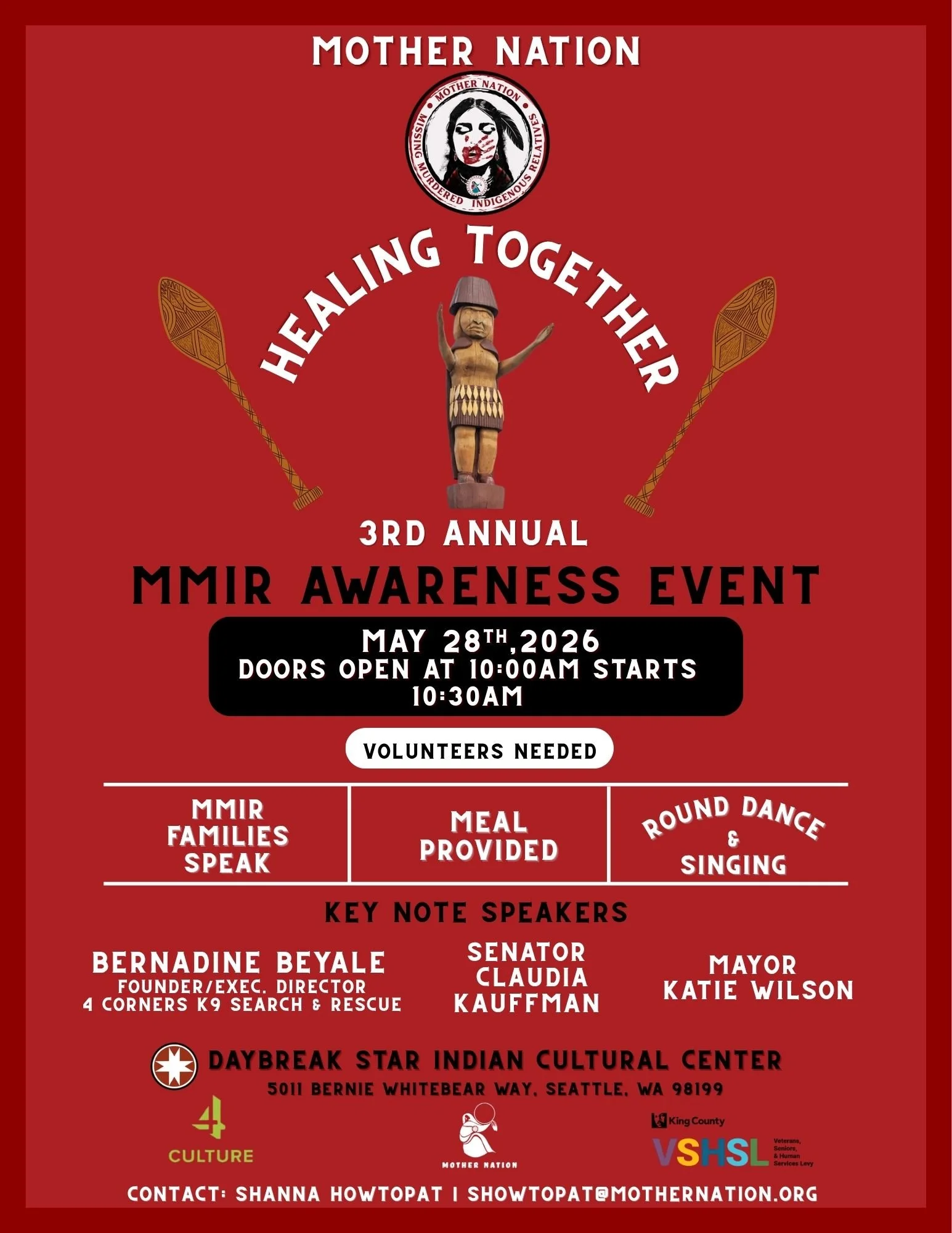 Mother Nation’s 3rd annual Healing Together MMIR Awareness Event