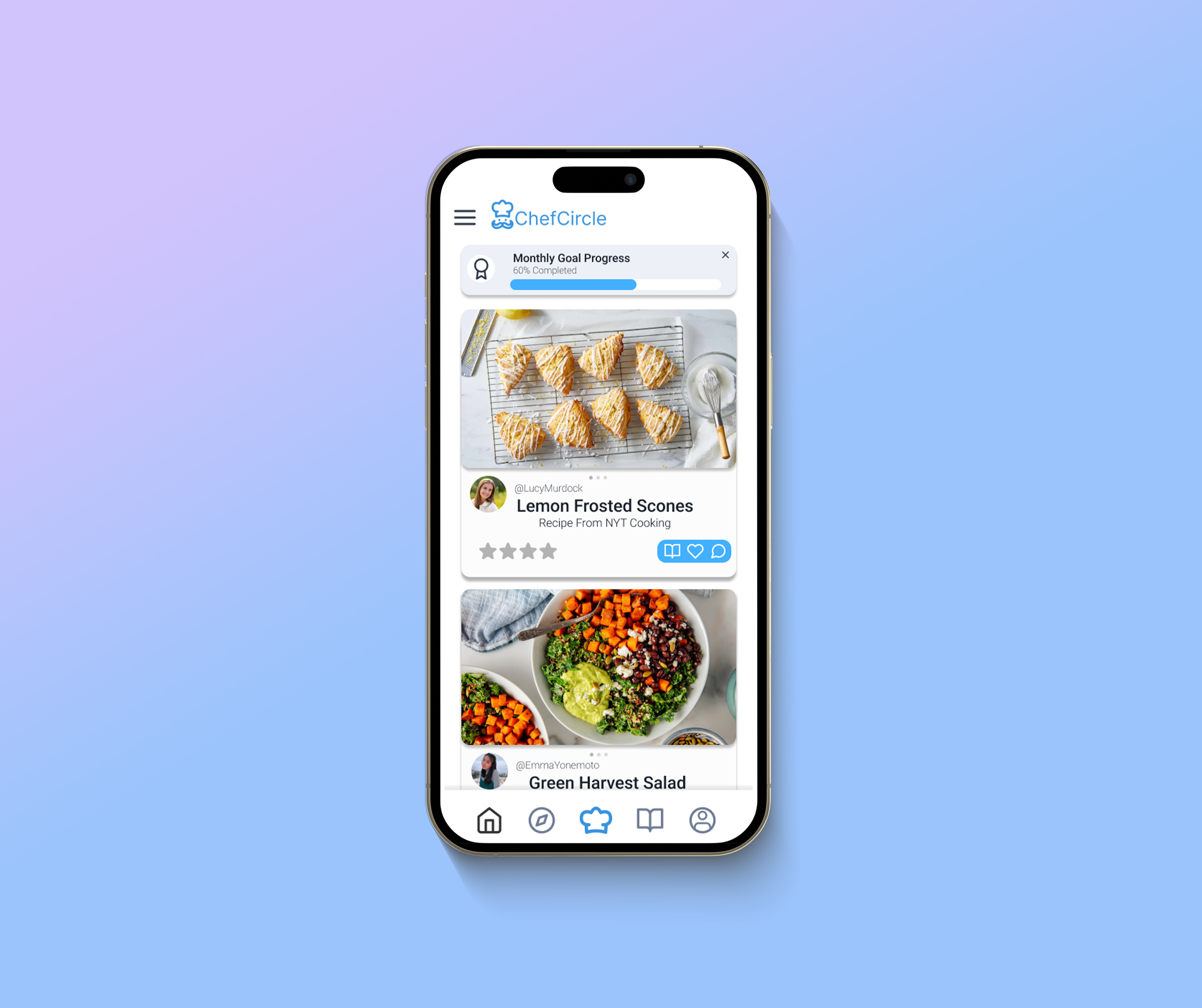 Chef Circle: Social Cooking App Design
