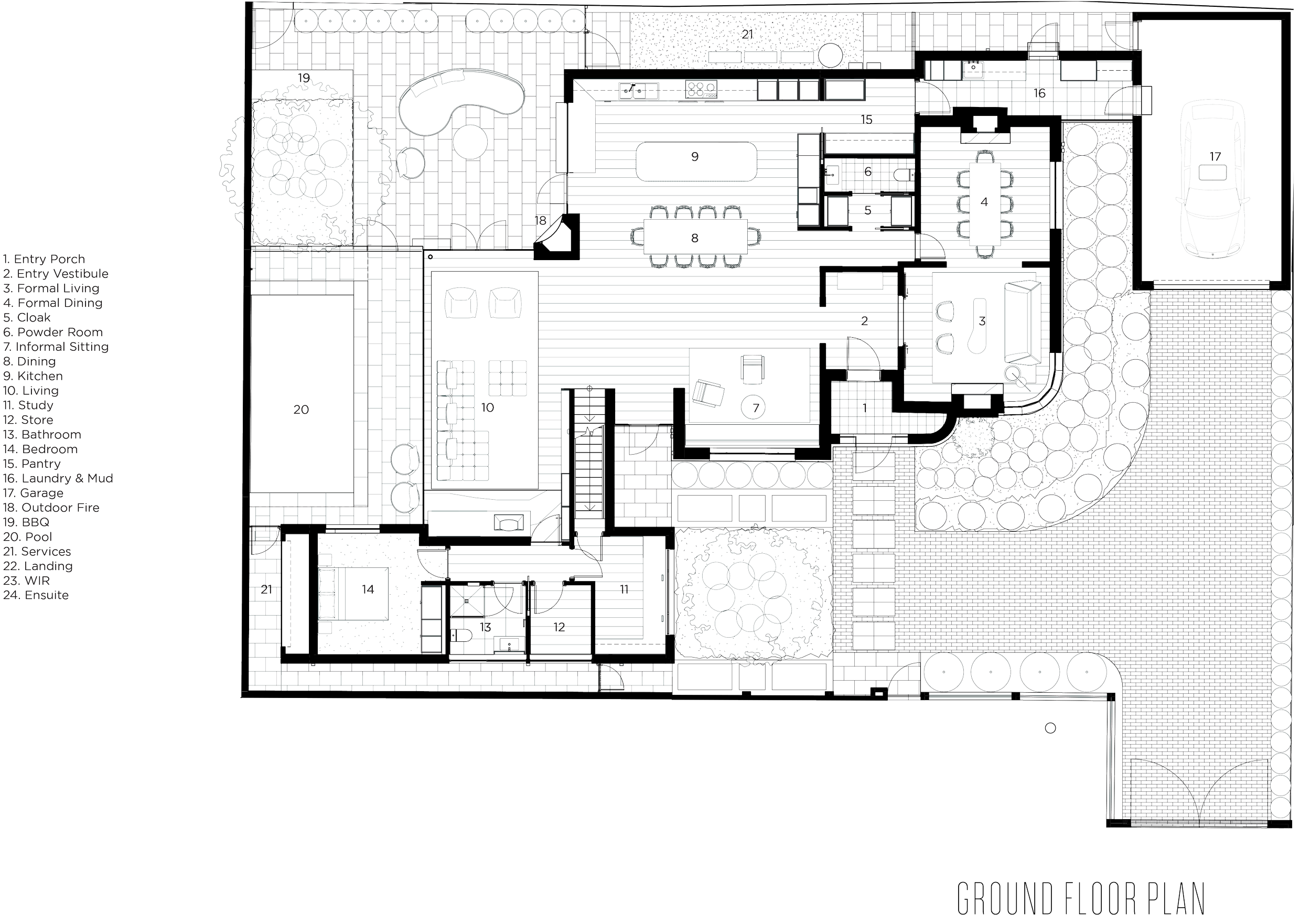 Lai Cheong Brown, Flow House, Melbourne architecture floor plan, heritage, adaptive re-use