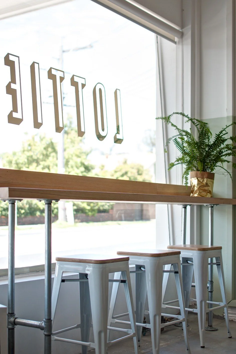 Lottie cafe, hospitality design