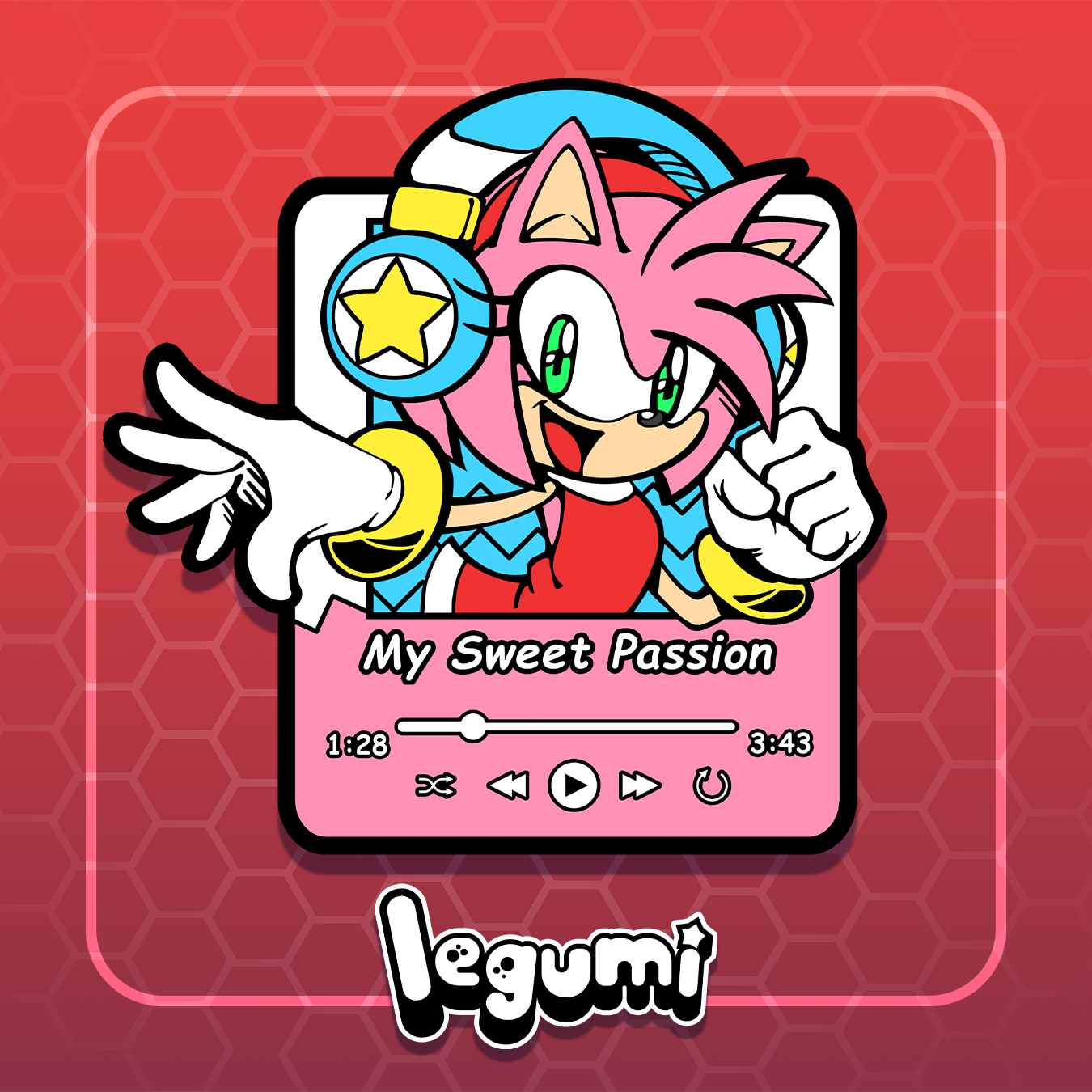 Sonic Music Player Pins Previews Instagram - Amy Square.png
