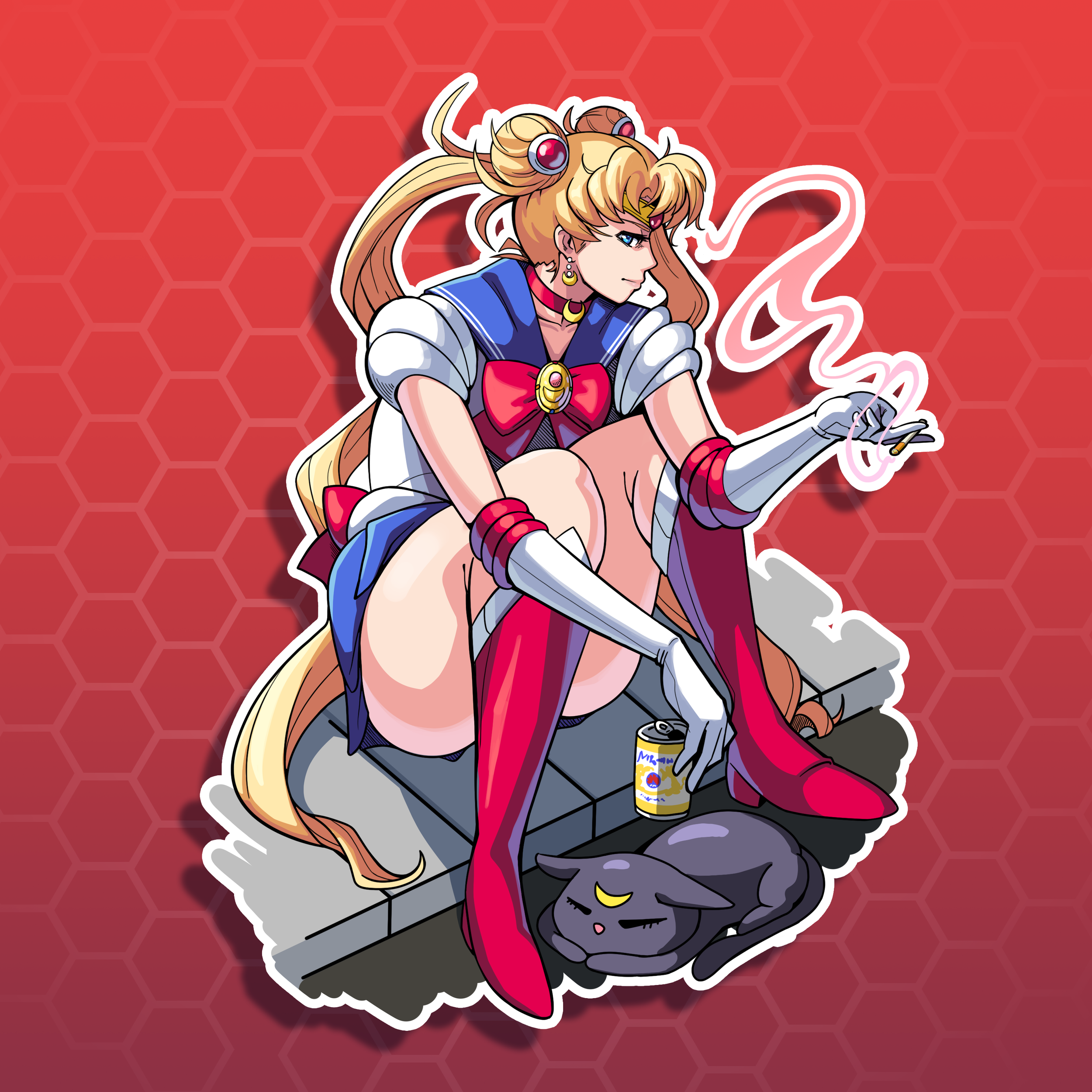 Etsy Sticker Sailor Moon Smoker.png