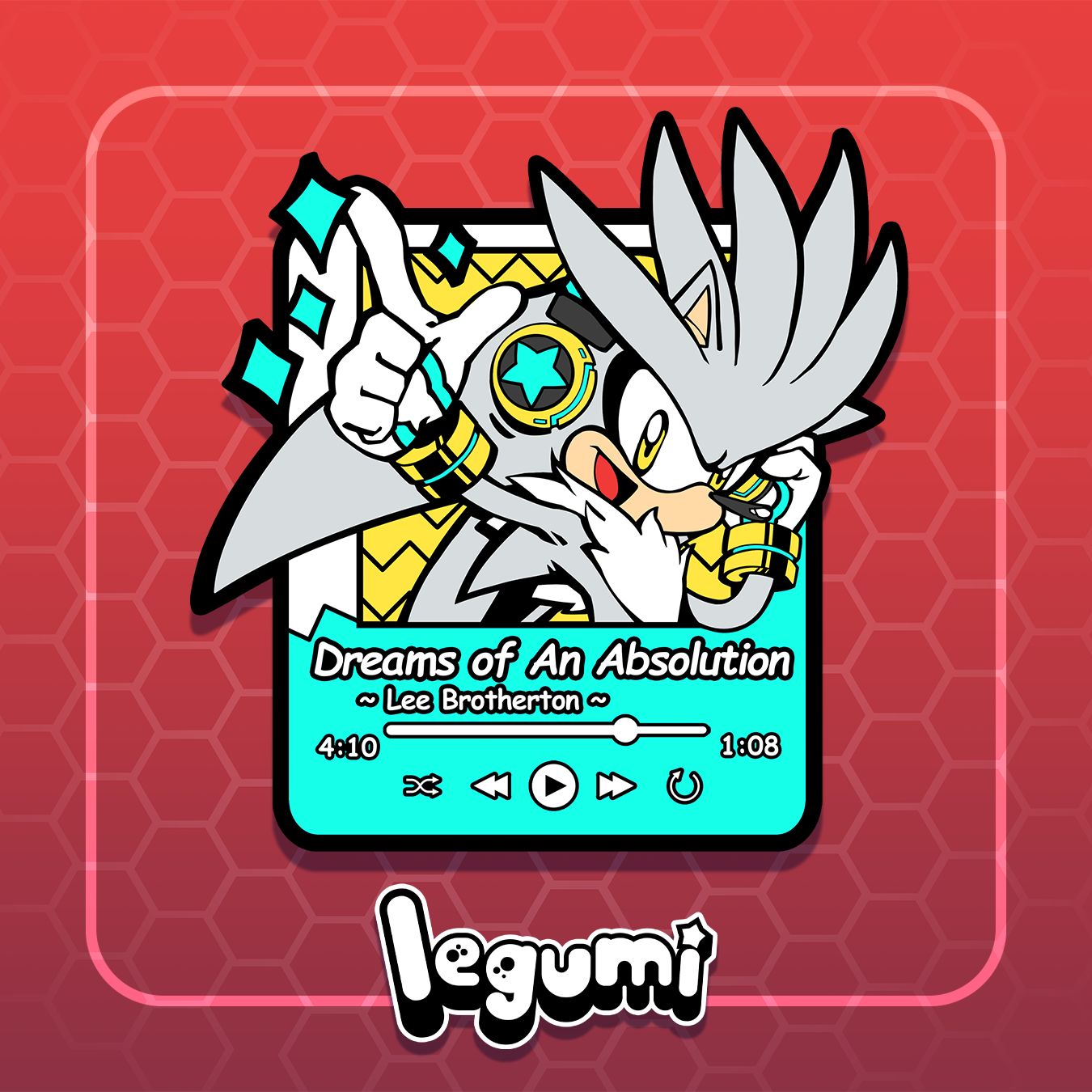 Sonic Music Player Pins Previews Instagram - Silver Square.png