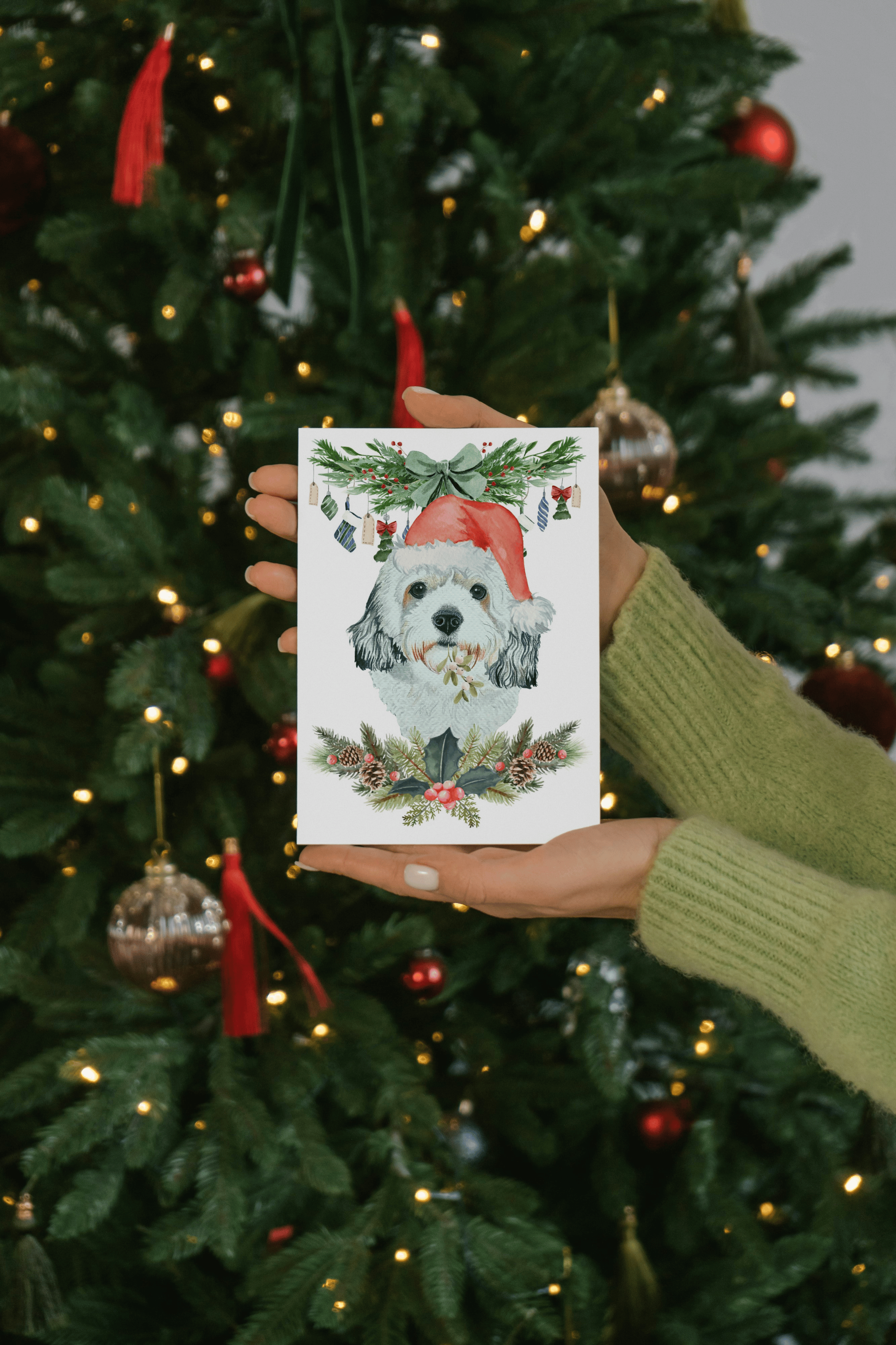 'Happy Howl-idays' Dog Christmas Card