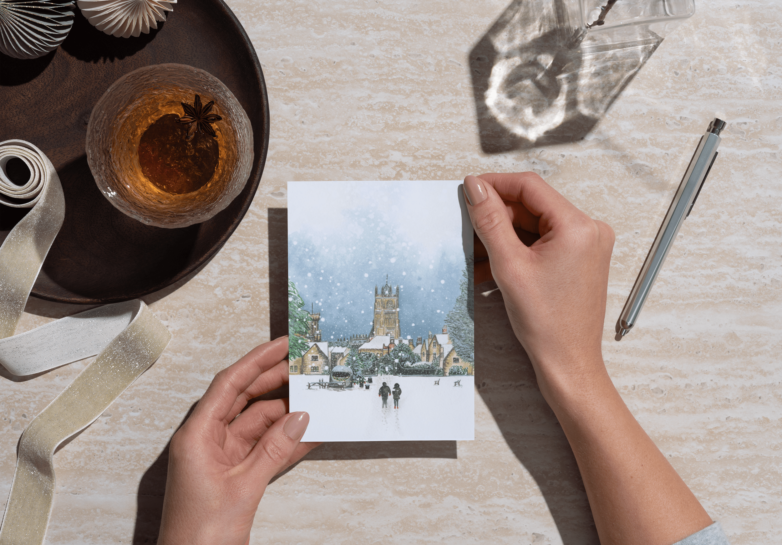 A Christmas in Cirencester Greeting Card