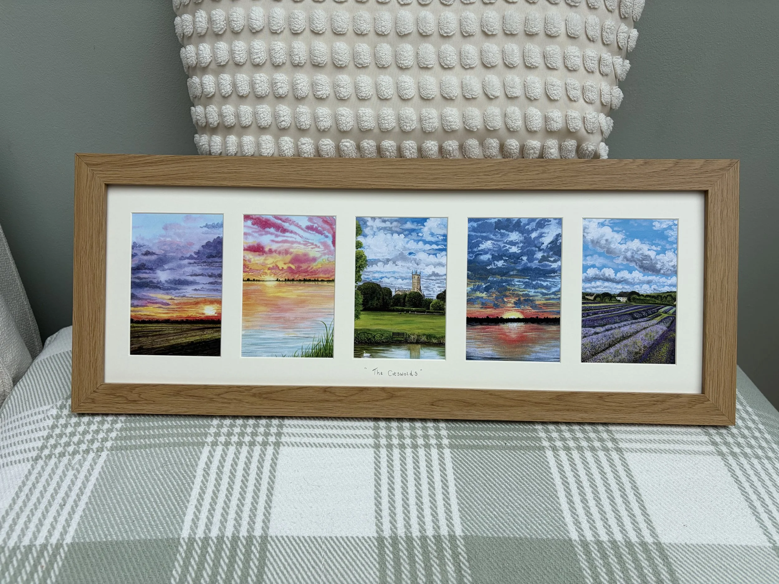 The Cotswolds 5 Print Multi-Frame