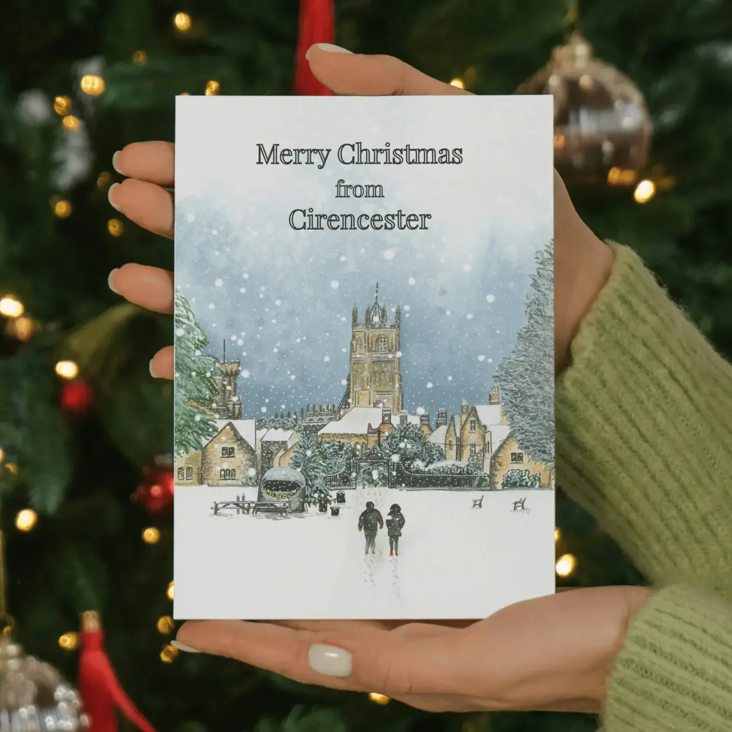 A Christmas in Cirencester Greeting Card