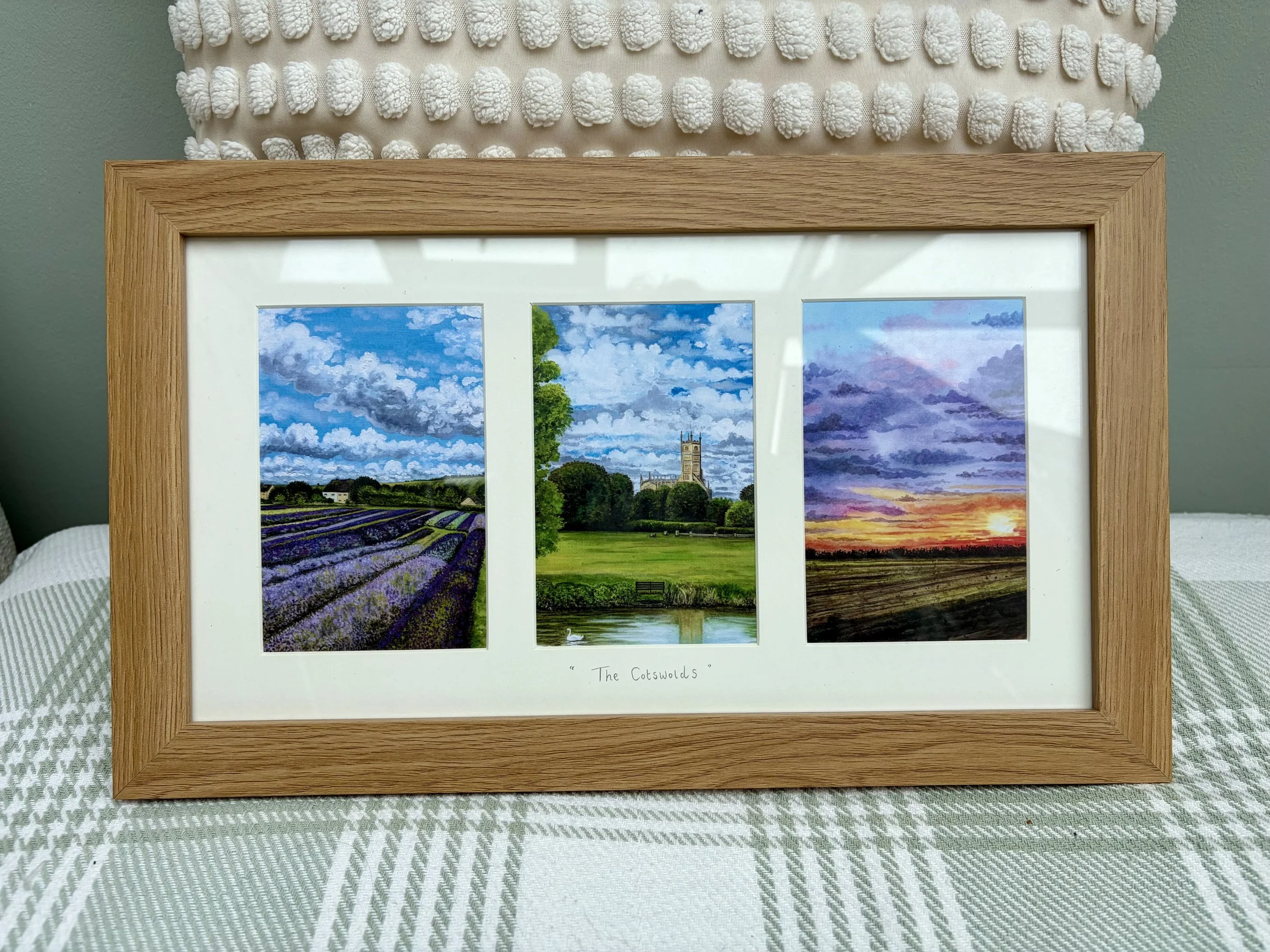 'The Cotswolds' Trio Portrait Frame