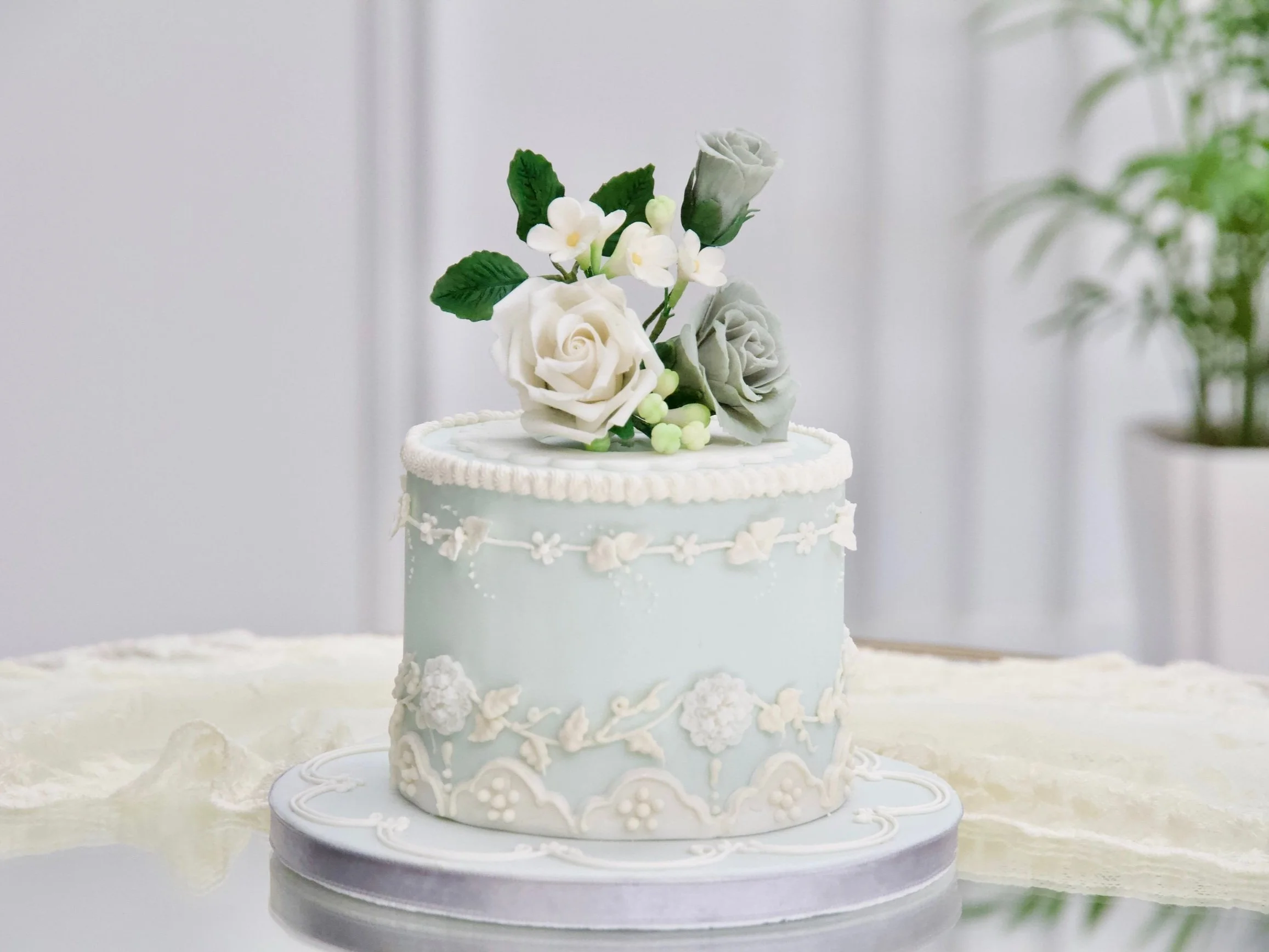 翻糖蛋糕課程，層次感